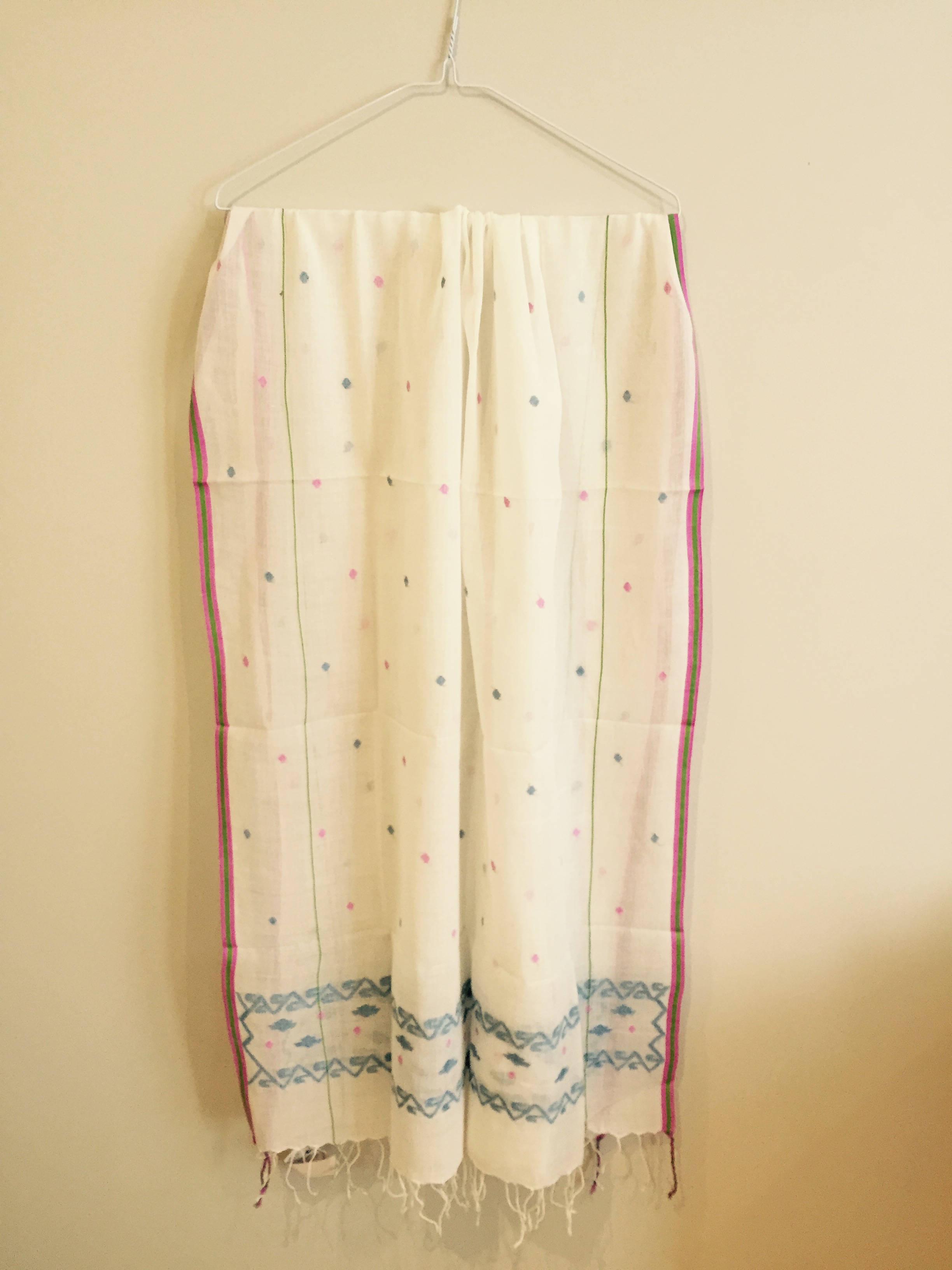 Jamdani wrap, available in the shop