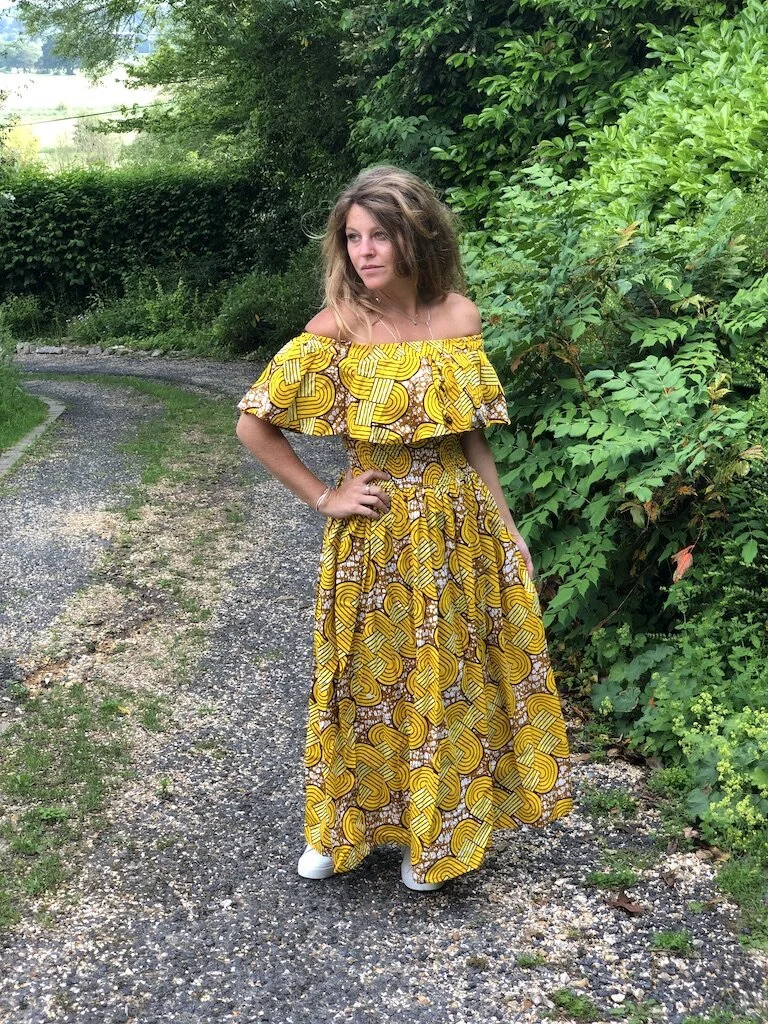 green kitenge dresses