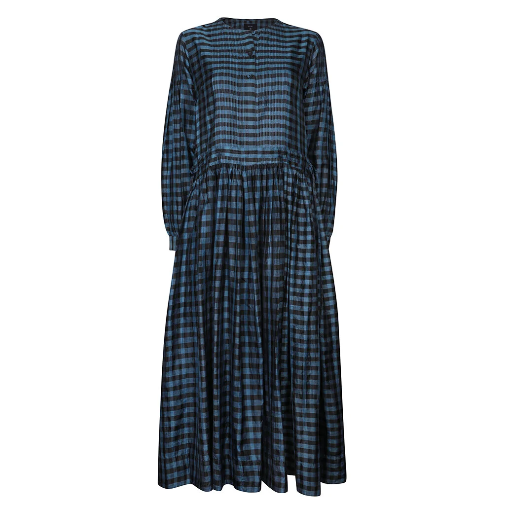 Maku Silk Vintage style peasant dress 