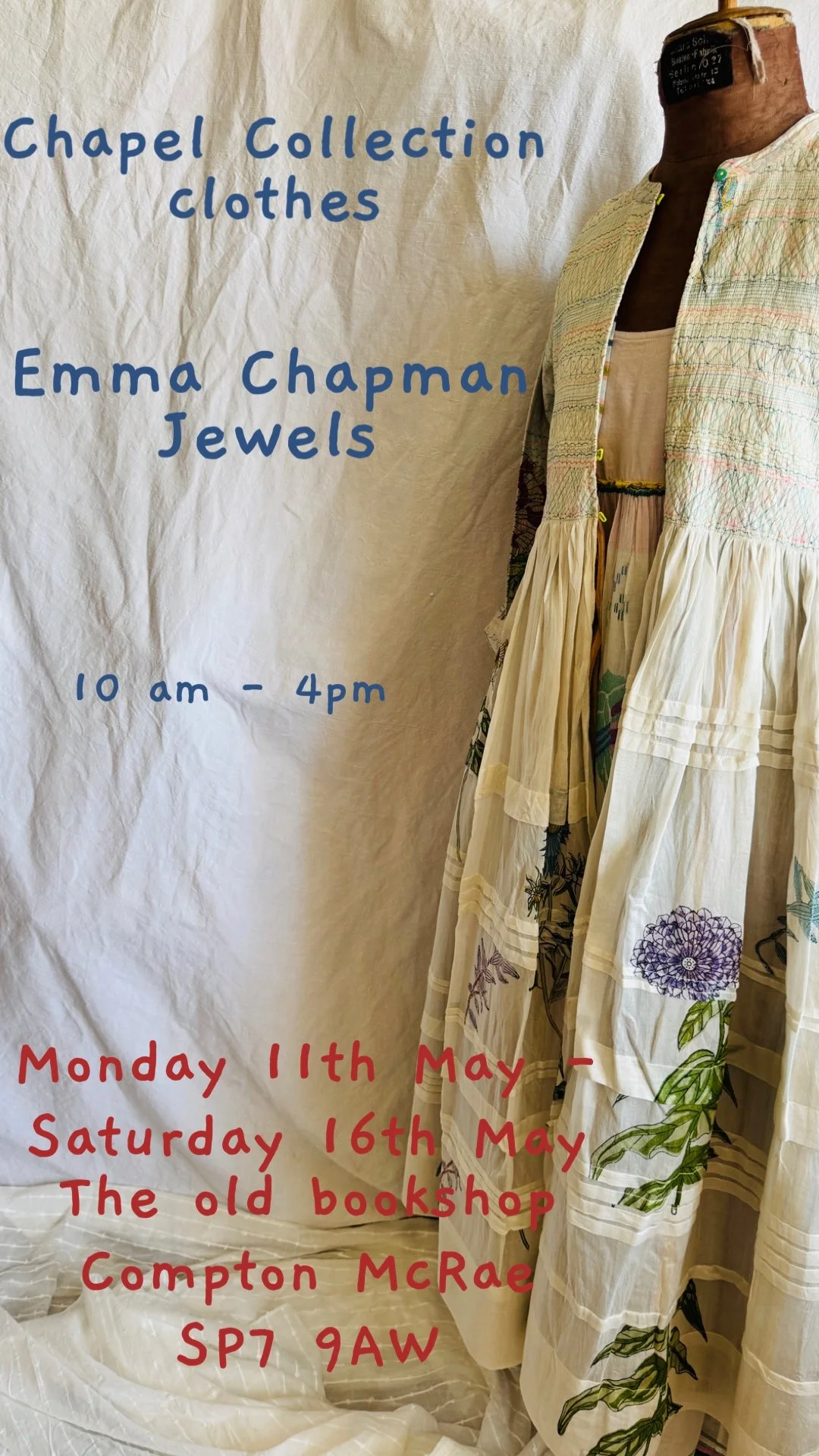Pop up with Emma Chapman at Compton McRae