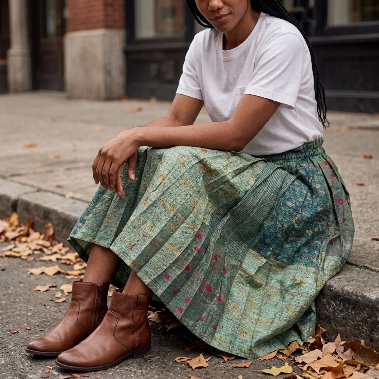 Injiri AW26 silk skirt paavement.JPG