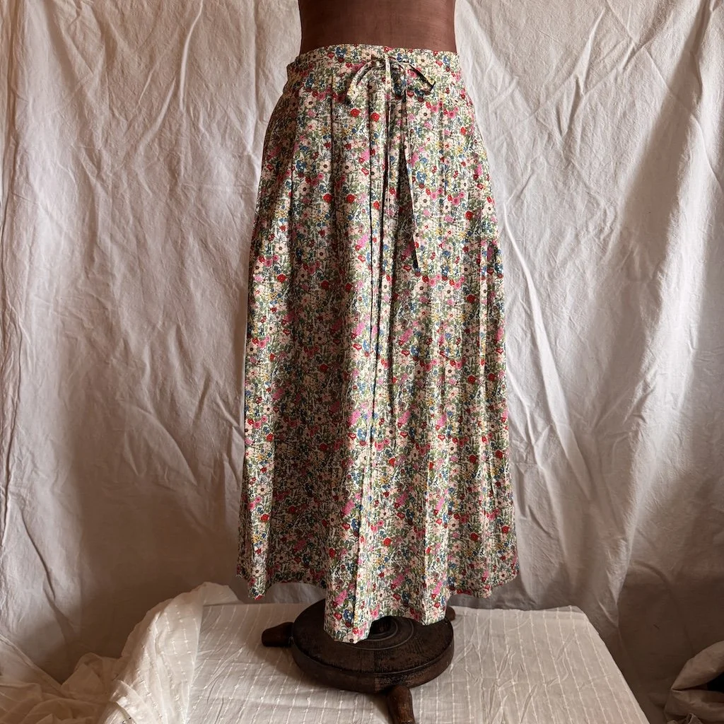 Garden Blossom Cotton Skirt