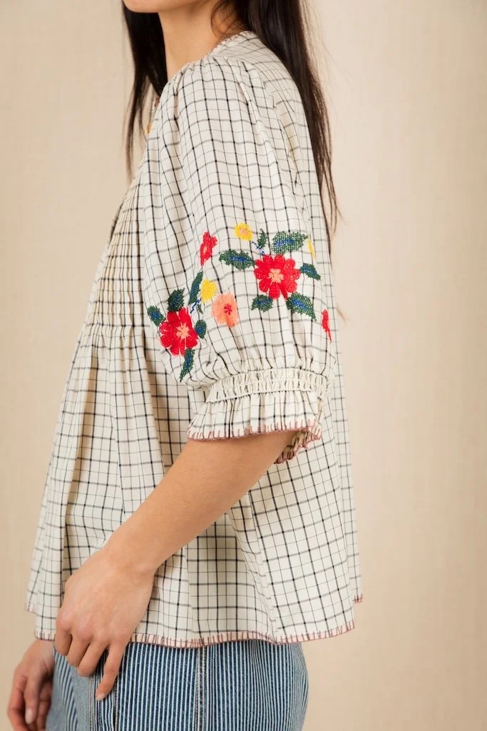 LIONNE SHIRT - ECRU MULTI 7.jpeg