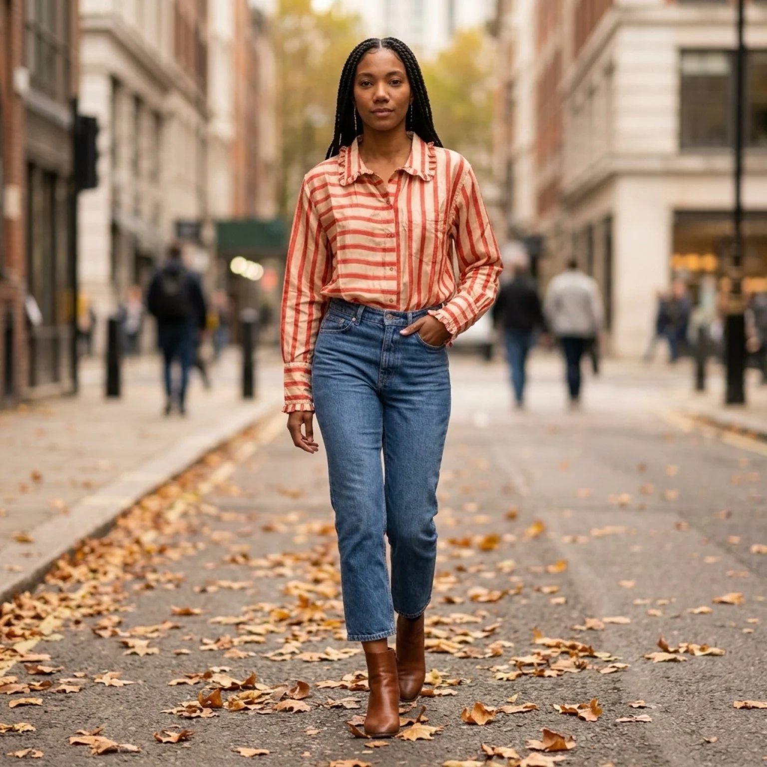 Injiri AW26 silk shirt walking.JPG