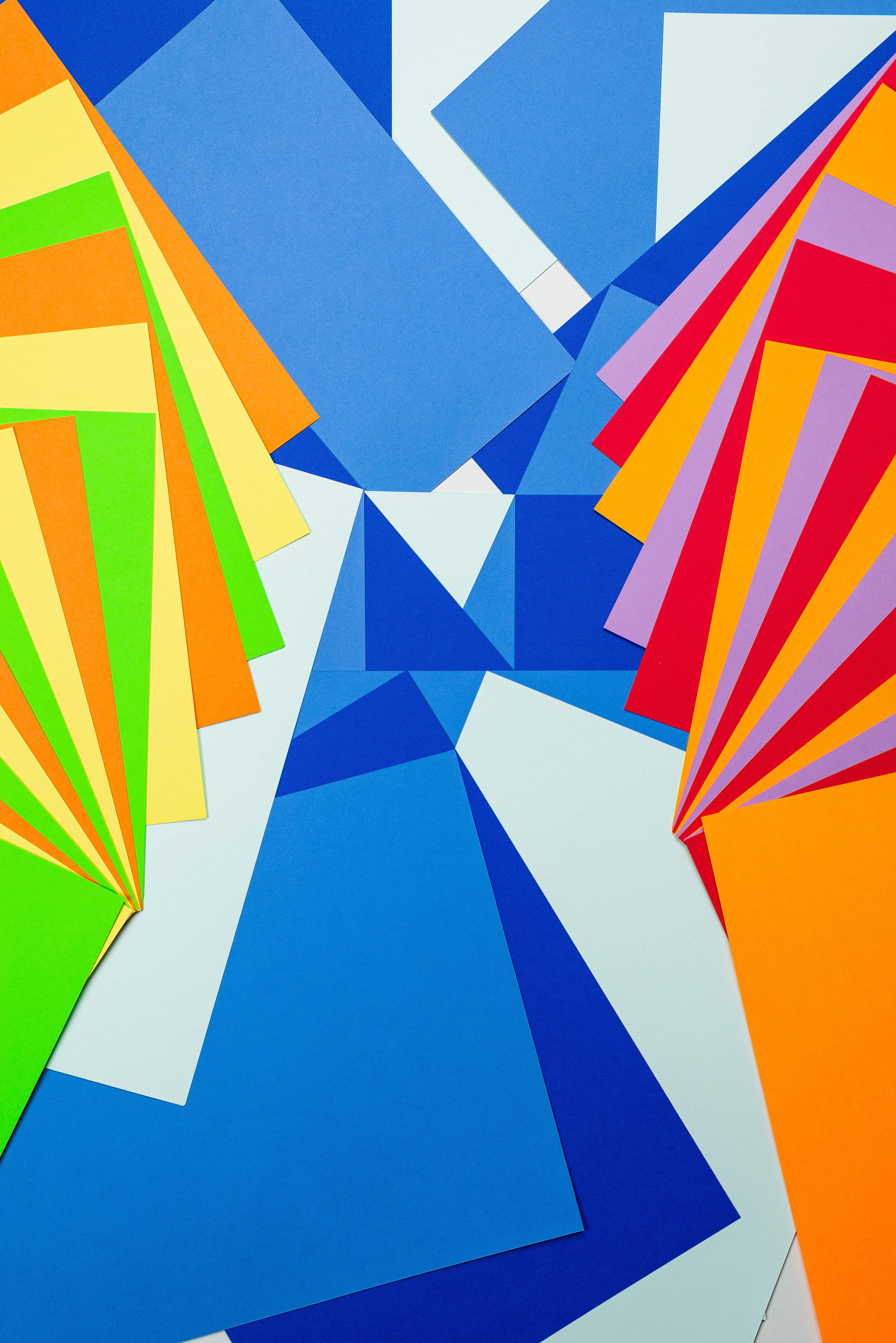 Construction Paper Color Collage — Swamp Fox Studios