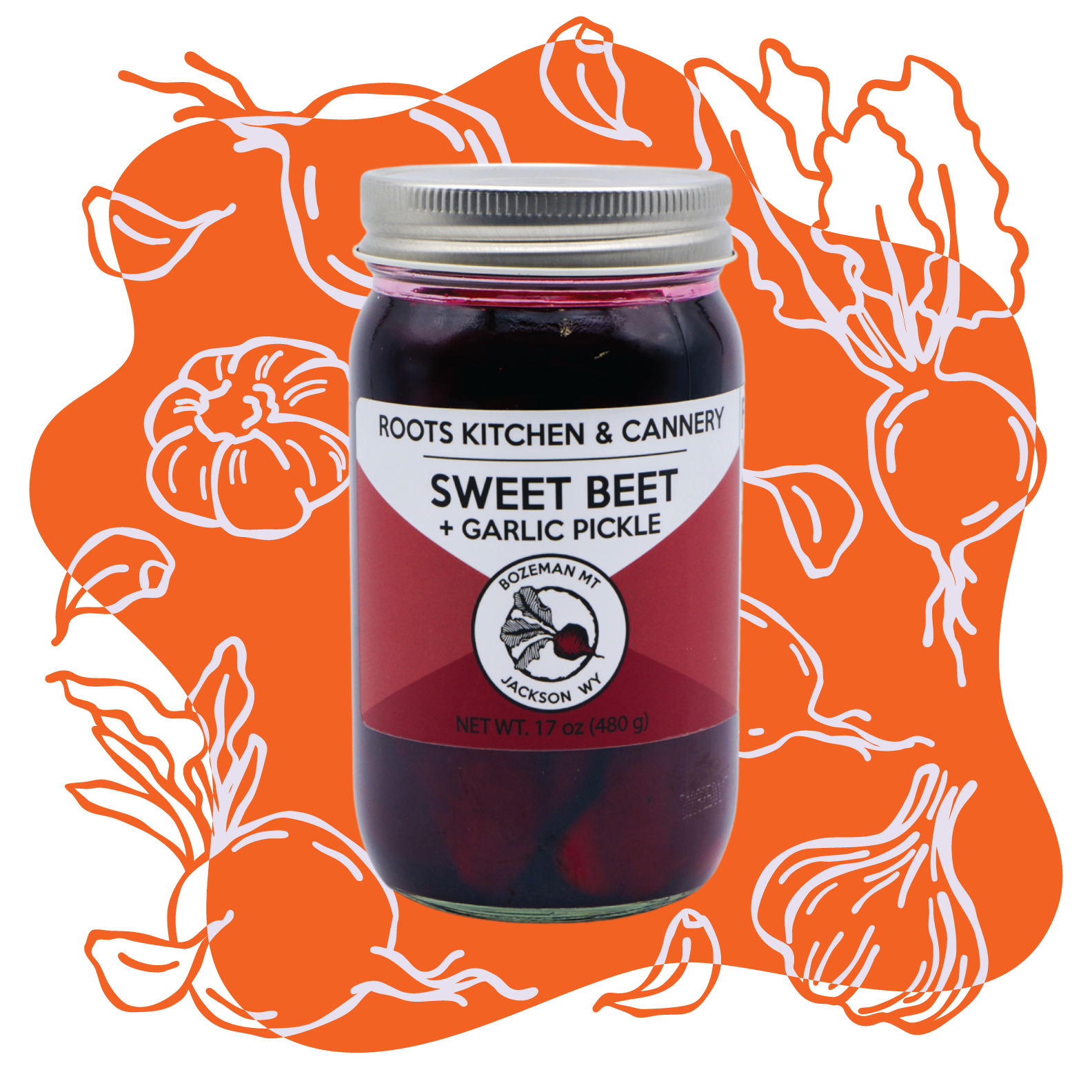 Sweet Beet & Garlic Pickles