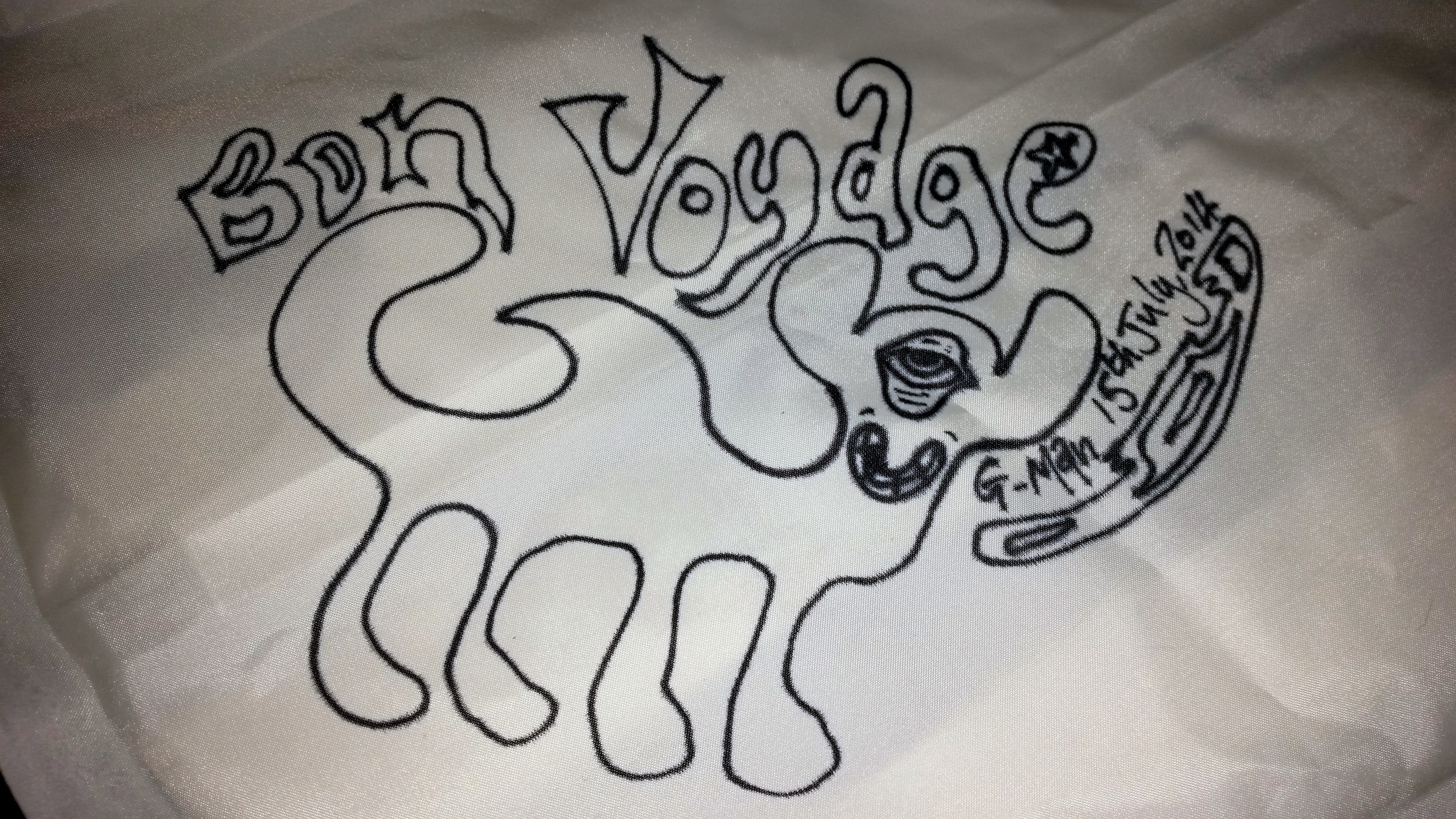 My artwork getting the ball rolling.