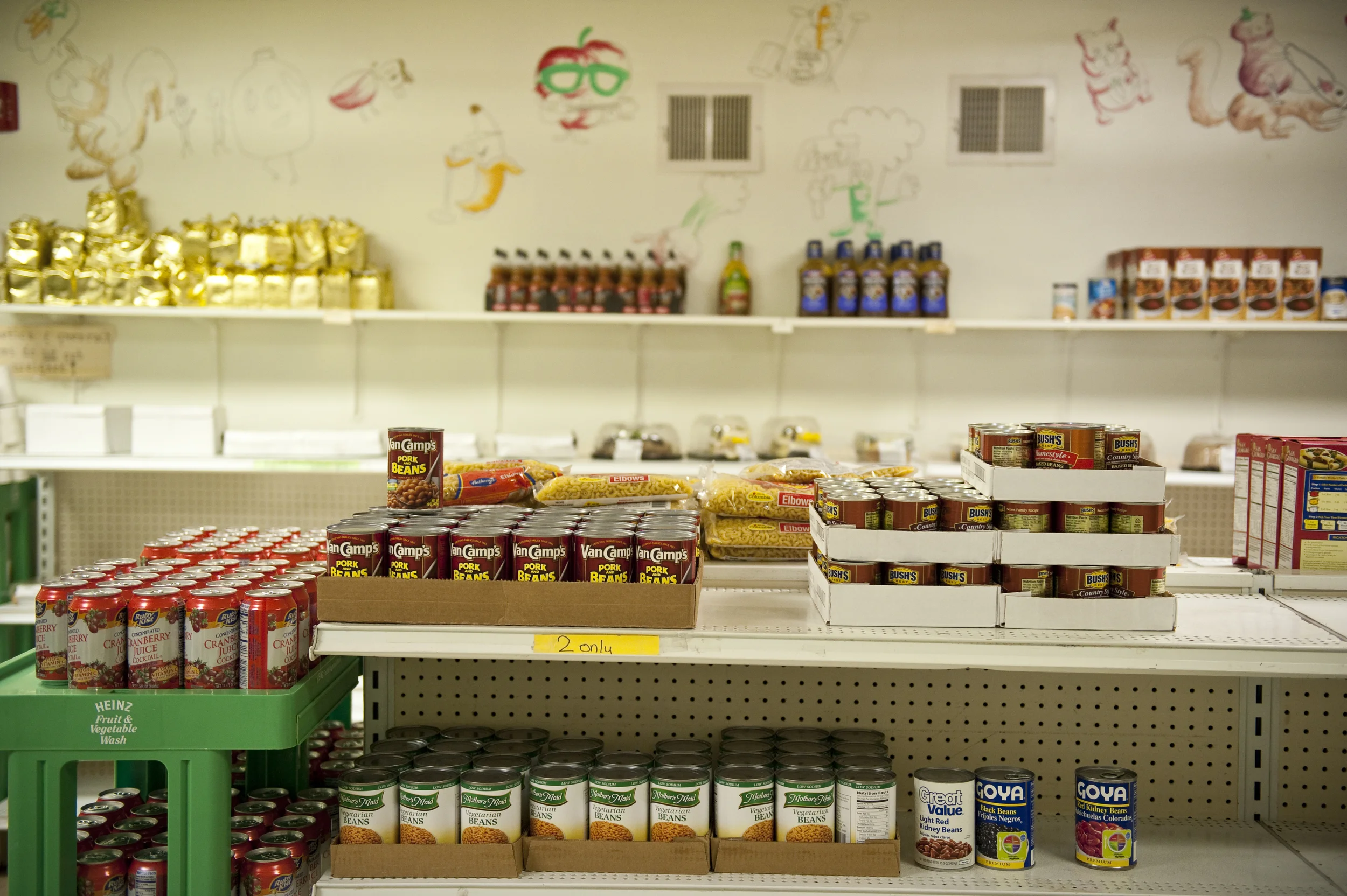Shelved food offers options ...