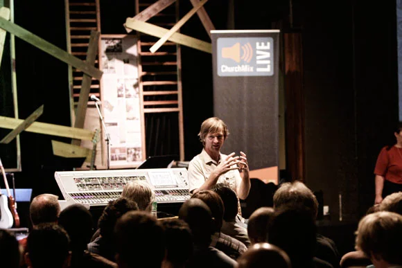 AVL specialist, Paul Dexter, teaches church sound techs how to mix - ChurchMix Live