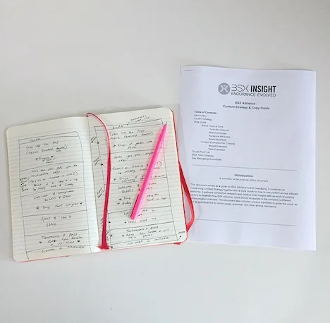 From content wireframes to a deep strategy guide.&nbsp;