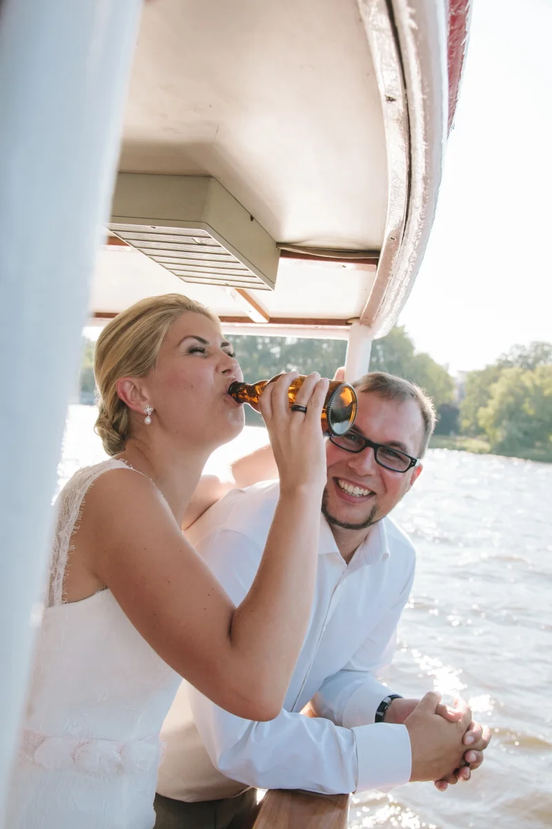 Hochzeit auf der Alster
