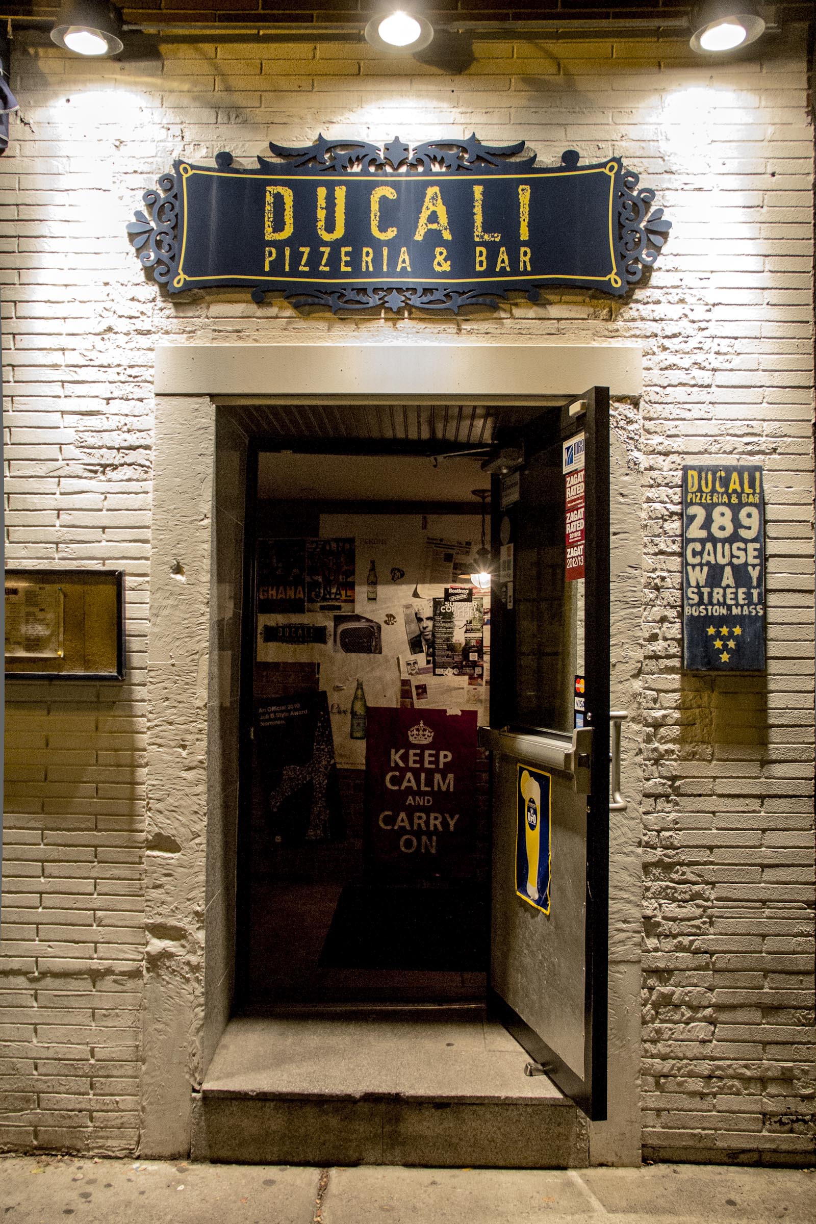 Ducali Pizzeria Entrance - North End Boston