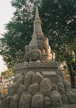 1998 Guinness World Record - tallest hand shoveled - 24' .02"