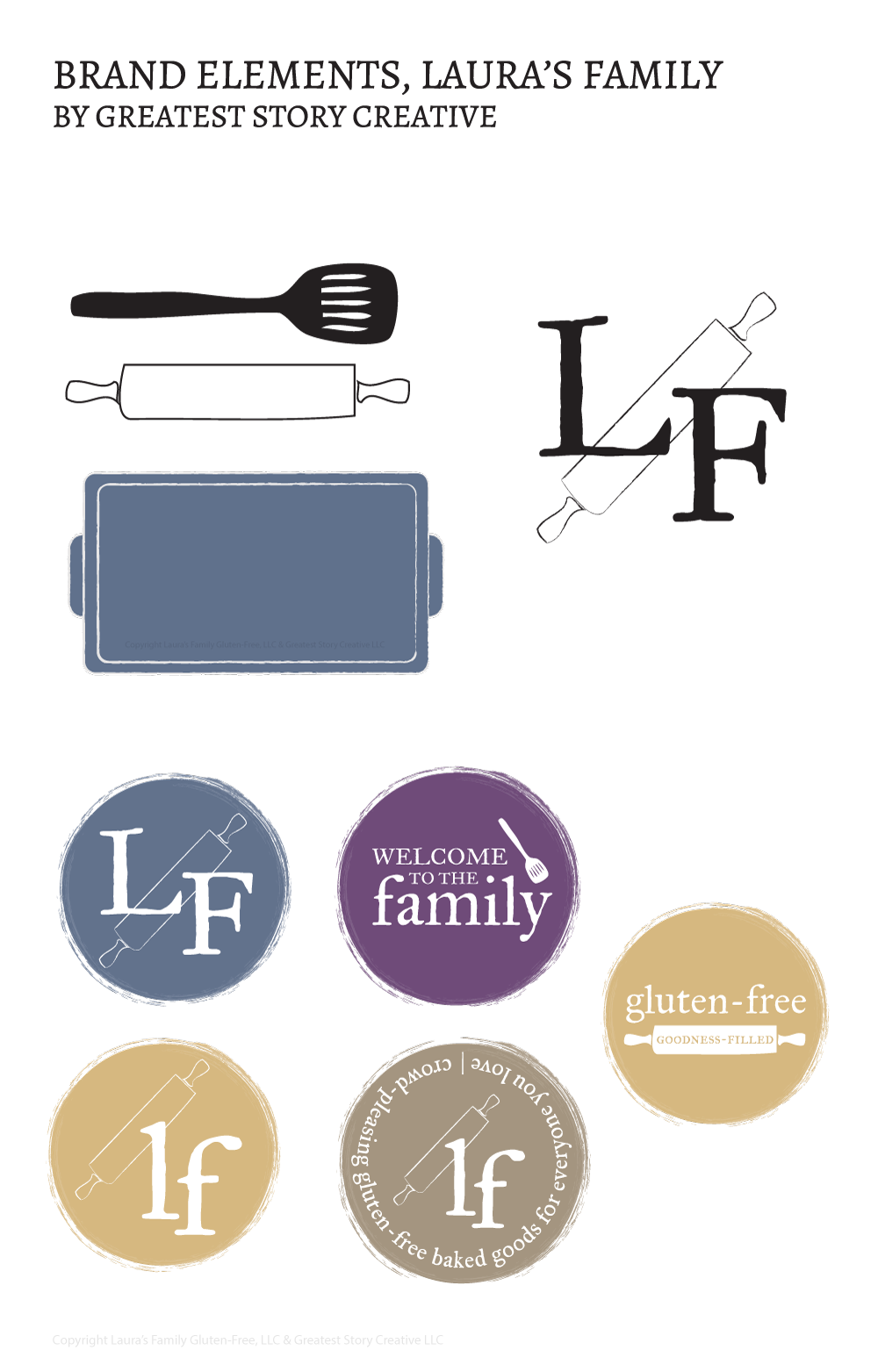 Greatest Story Creative (www.greateststorycreative.com) | Laura's Family Gluten-Free Branding