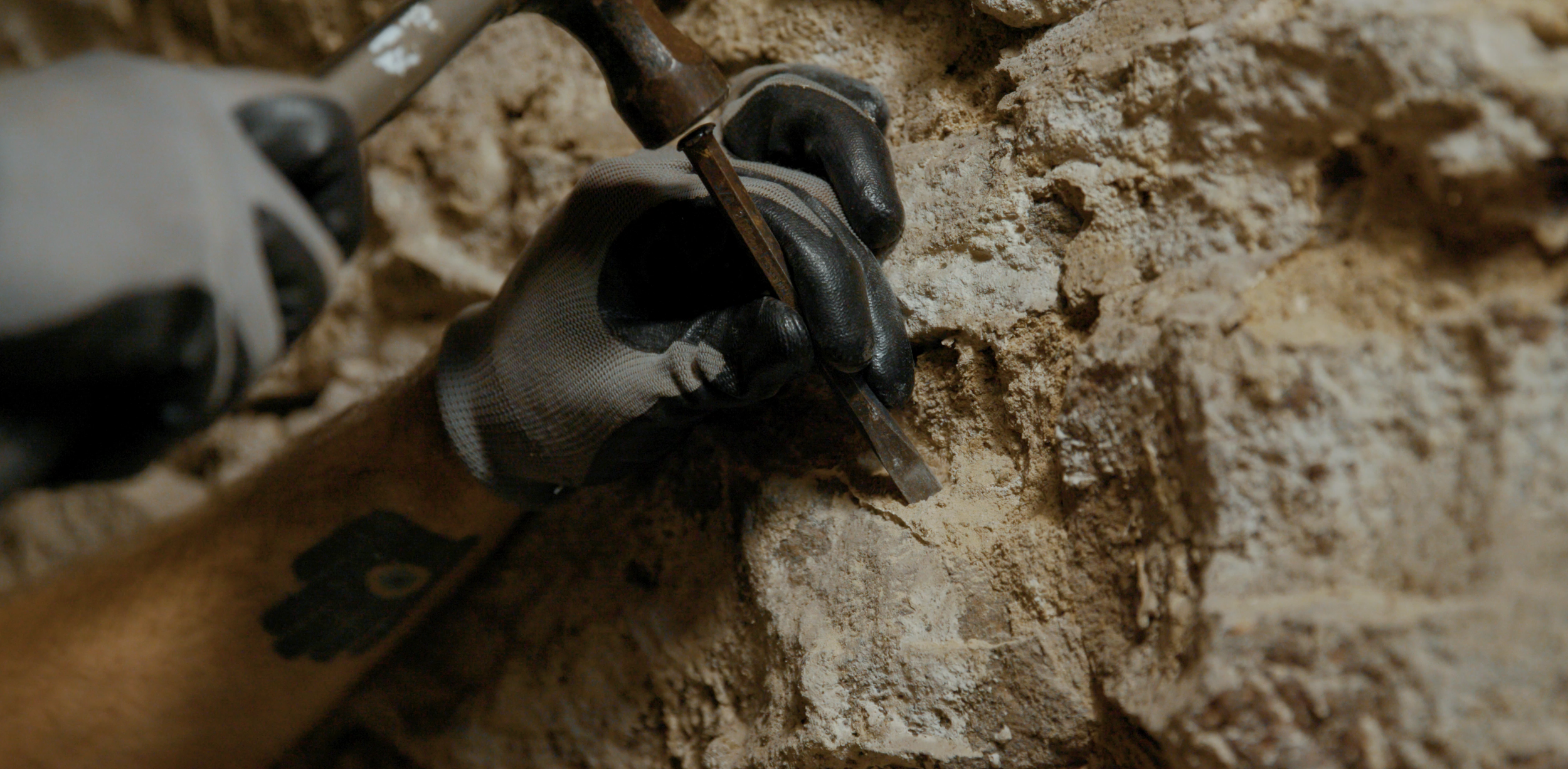  Pigment extraction from the foundations of the Art Gallery of Peterborough.  
