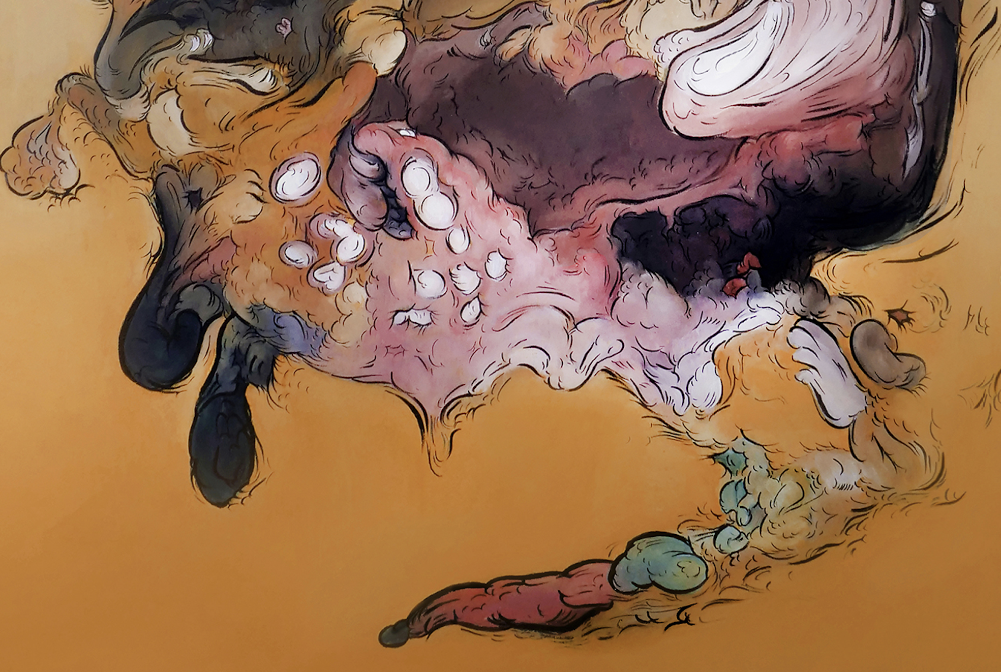   Euphrosyne of the Graces  (detail), 2023. 