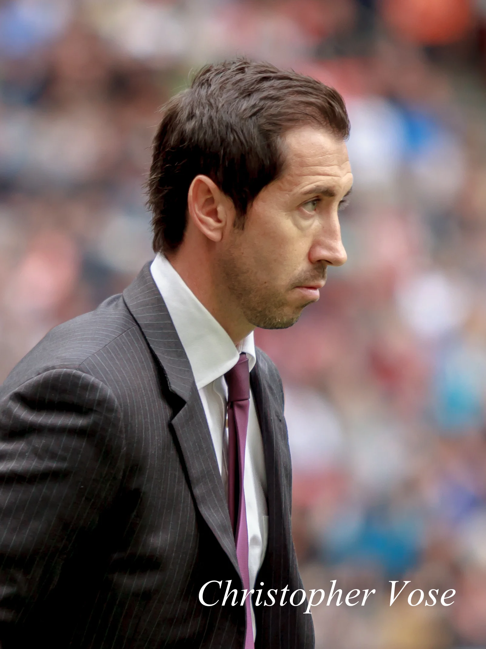 Martin Rennie looks ahead at BC Place on 18 June 2013.