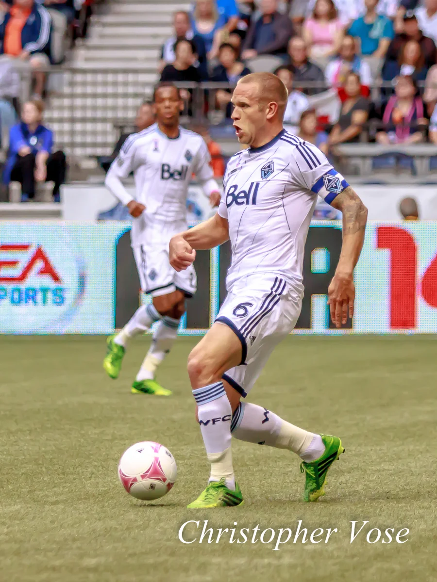Jay DeMerit back at BC Place on 6 October 2013.