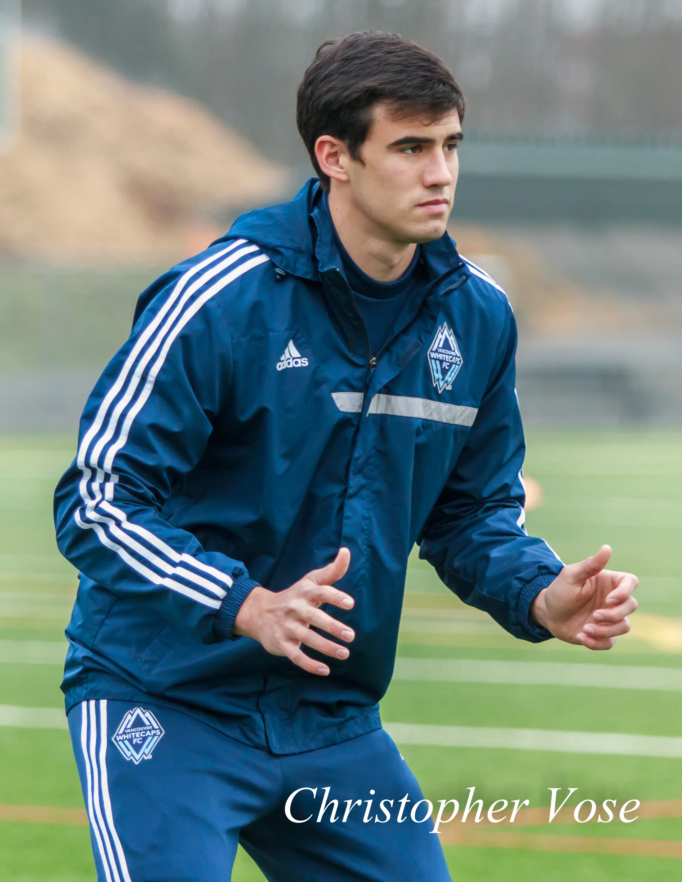 Omar Salgado at the Burnaby Lake Sports Complex on 11 February 203.