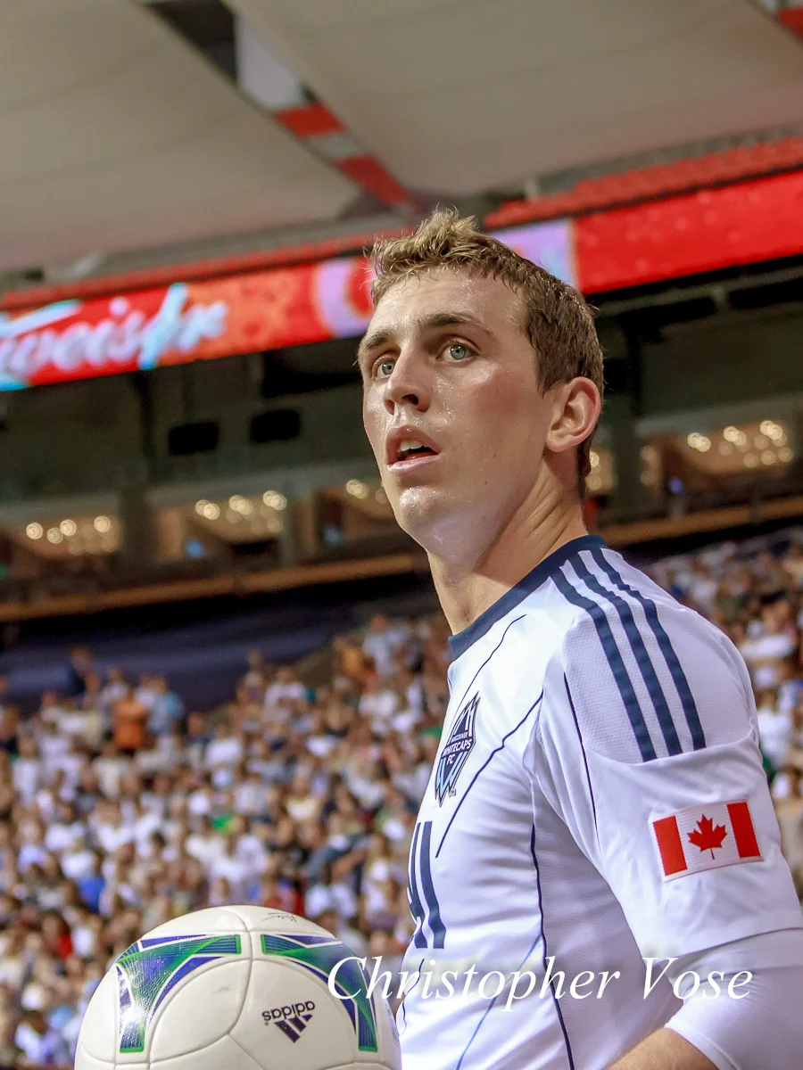 Corey Hertzog takes a throw at BC Place n 6 July 2013.