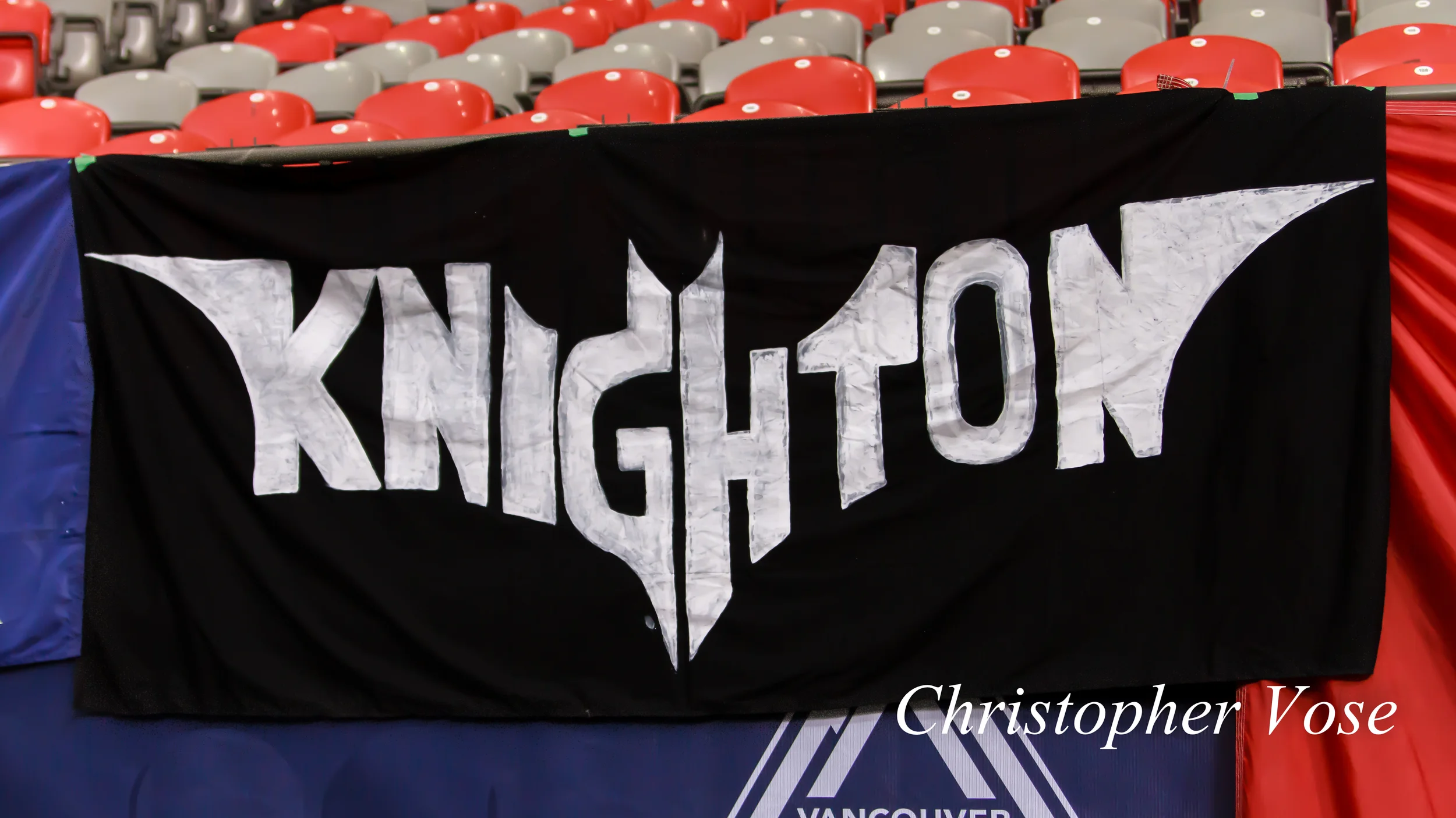 Na na na na na na na na naaah Knighton at BC Place on 2 March 2013.