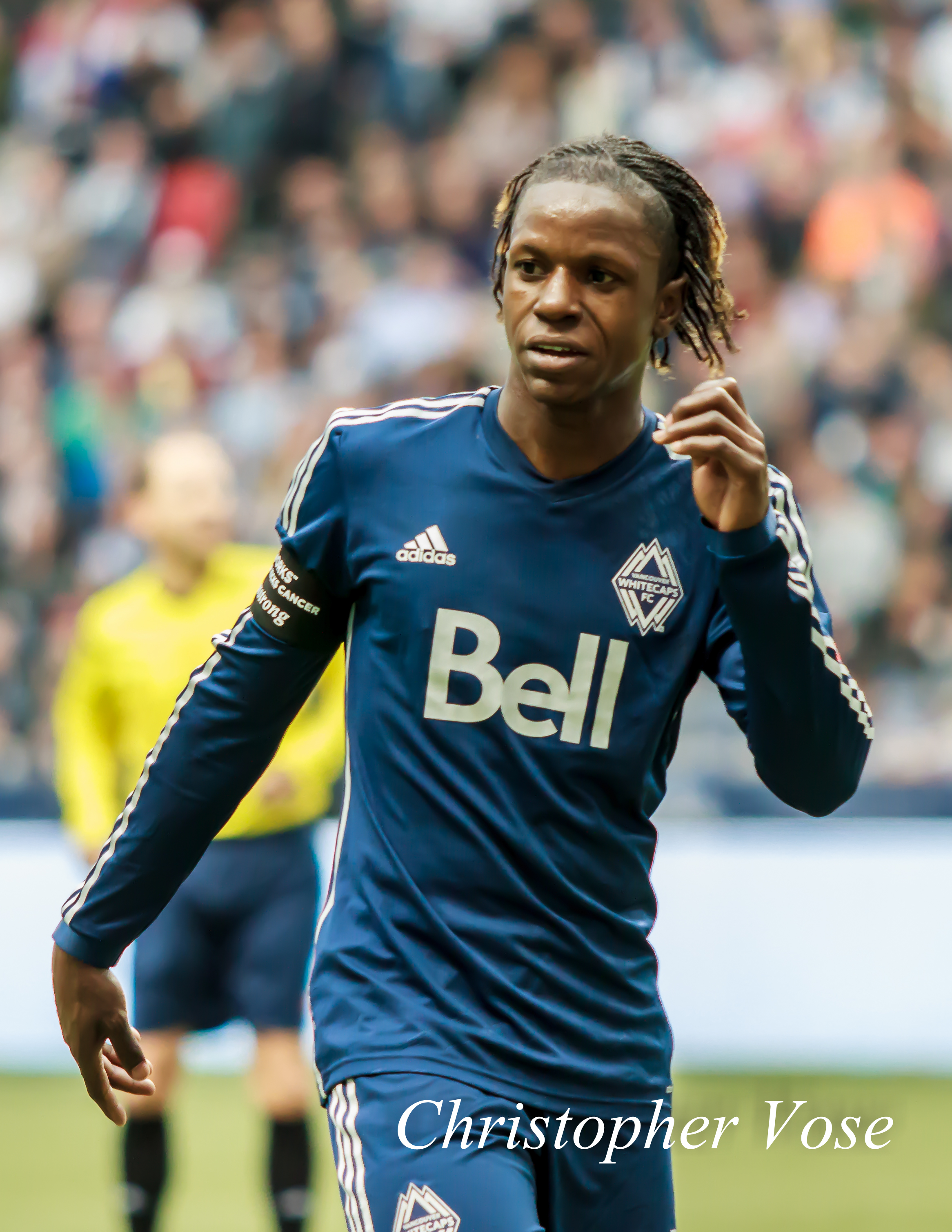 Darren Mattocks had another fine performance against the Houston Dynamo at BC Place on 29 March 2014.