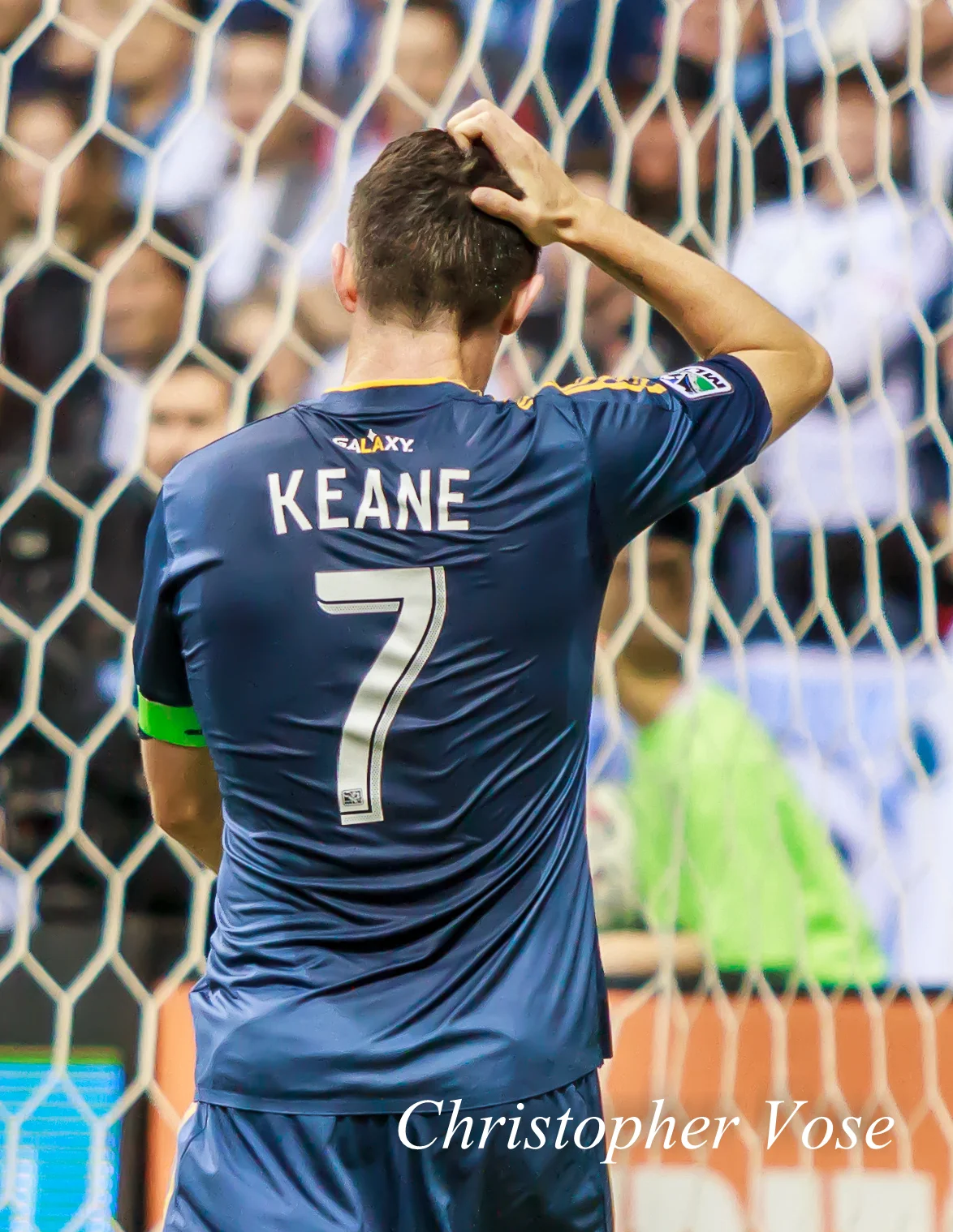 Robbie Keane at BC Place on 19 April 2014 after spending 90 minutes trying to help Landon Donovan become the leading goal scorer in MLS history.