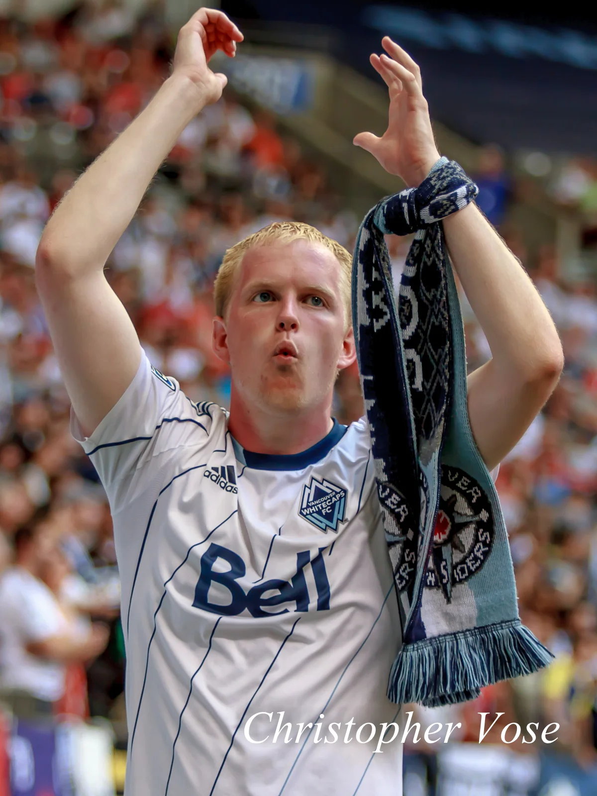 Kristjan Aug at BC Place on 1 September 2013.