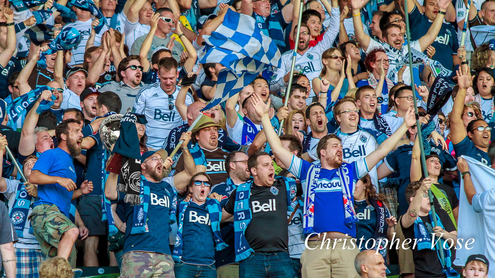 2014-06-01 Curva Collective, Rain City Brigade, and Vancouver Southsiders Goal Reaction (Morales' First).jpg