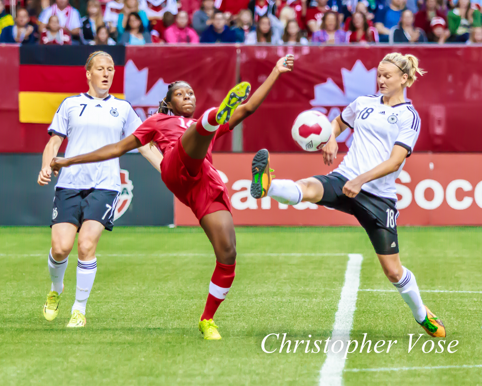 2014-06-18 Melanie Behringer, Kadeisha Buchanan, and Alexandra Popp.jpg