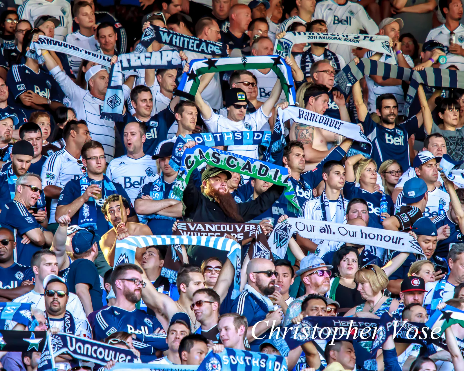 2014-09-20 Curva Collective, Rain City Brigade, and Vancouver Southsiders Goal Reaction (Valeri).jpg