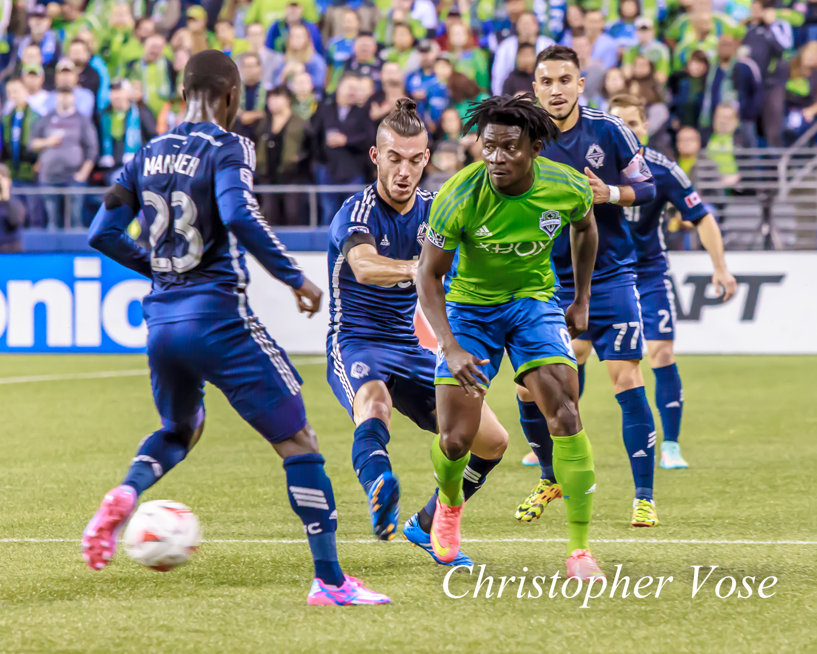 2014-10-10 Kekuta Manneh, Russell Teibert, and Obafemi Martins.jpg