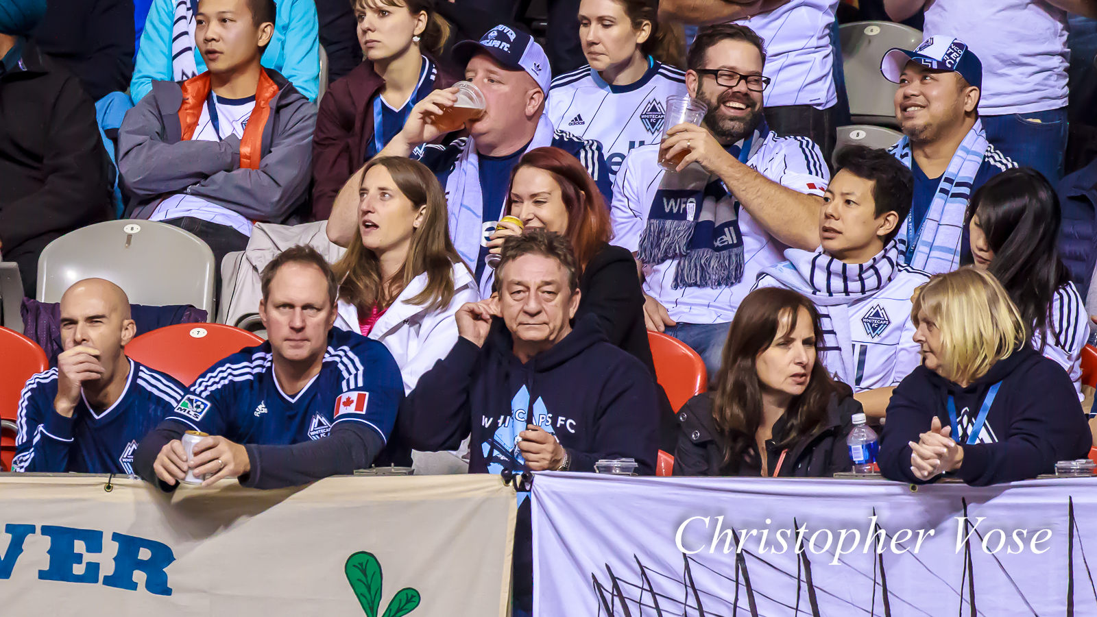 2014-10-25 Ken Foster, Randy Dubbert, Harry Vose, Lisa Dubbert, and Carole Vose.jpg