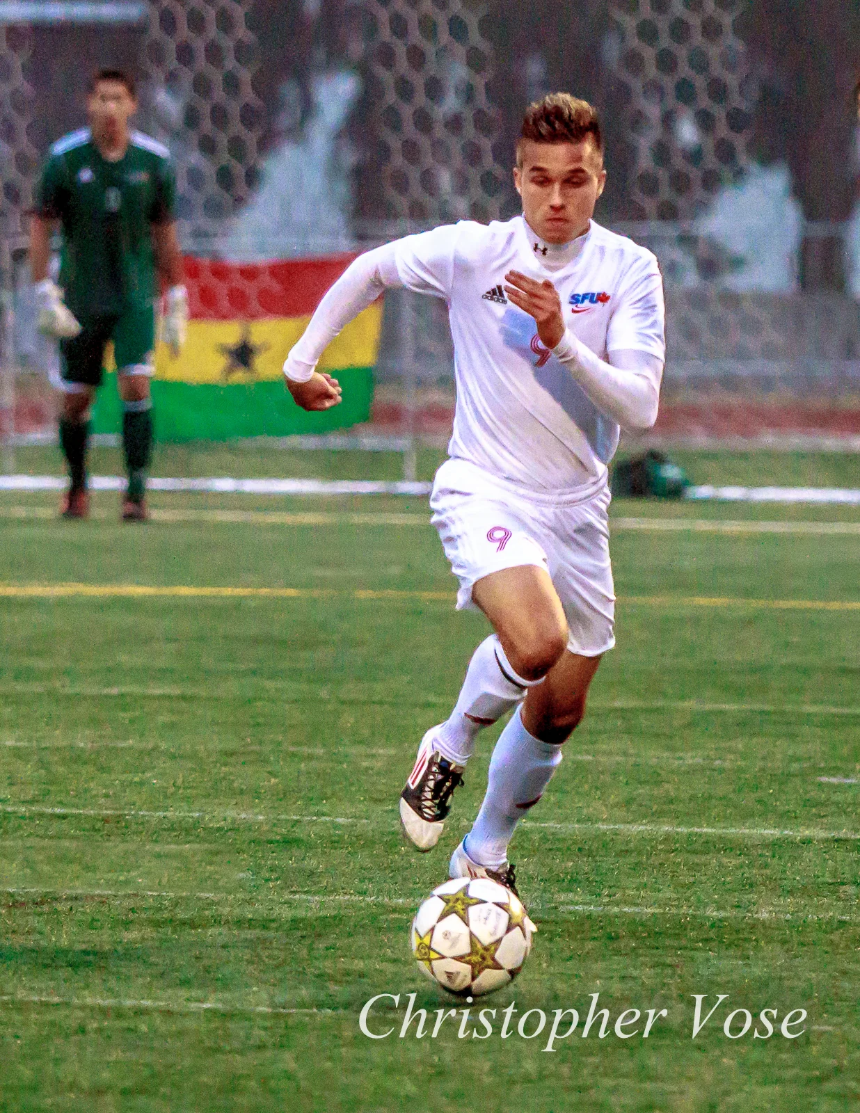 Jovan Blagojevic from his days with the Simon Fraser Clan.