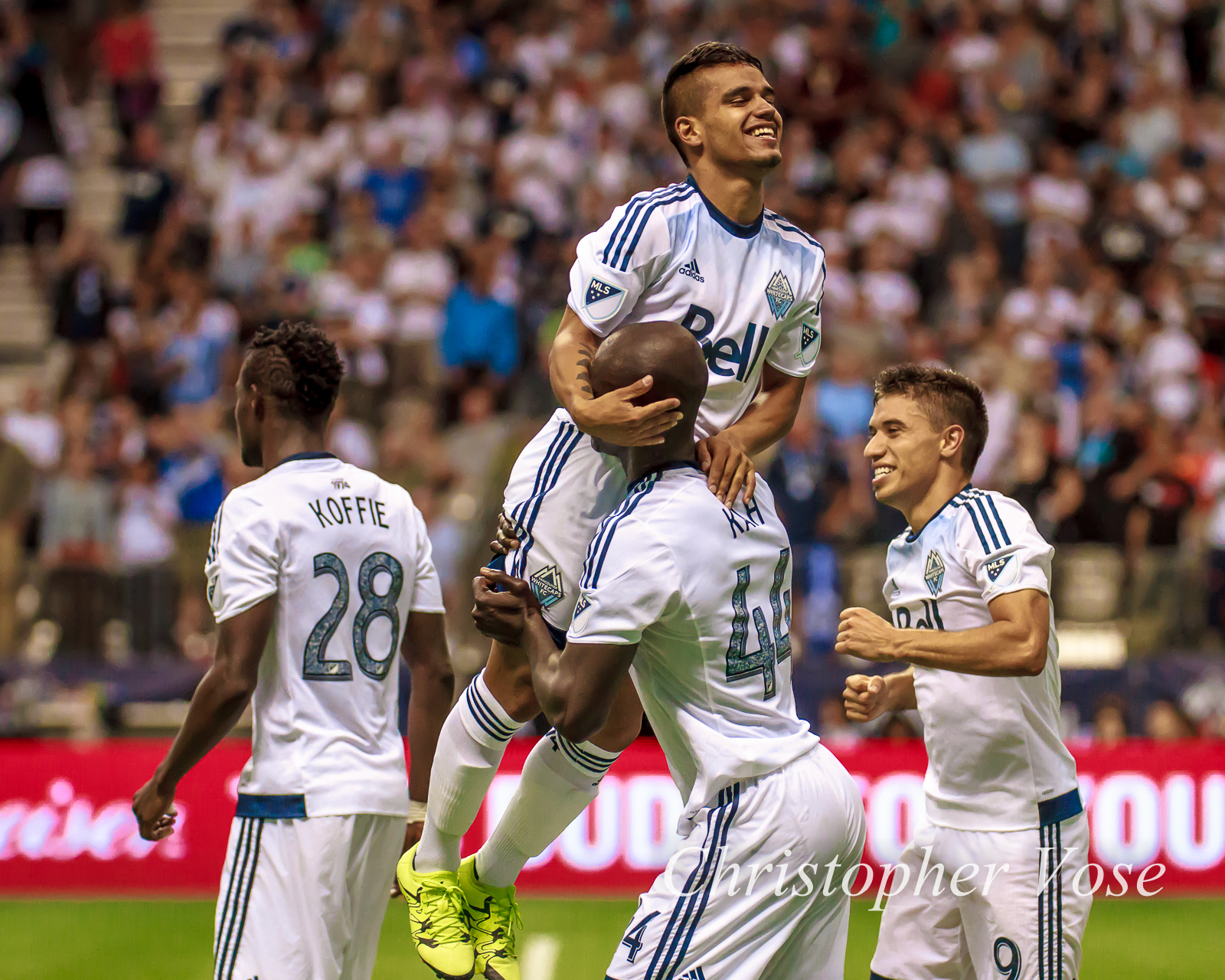 2015-08-08 Cristian Techera's First Goal Celebration 2.jpg