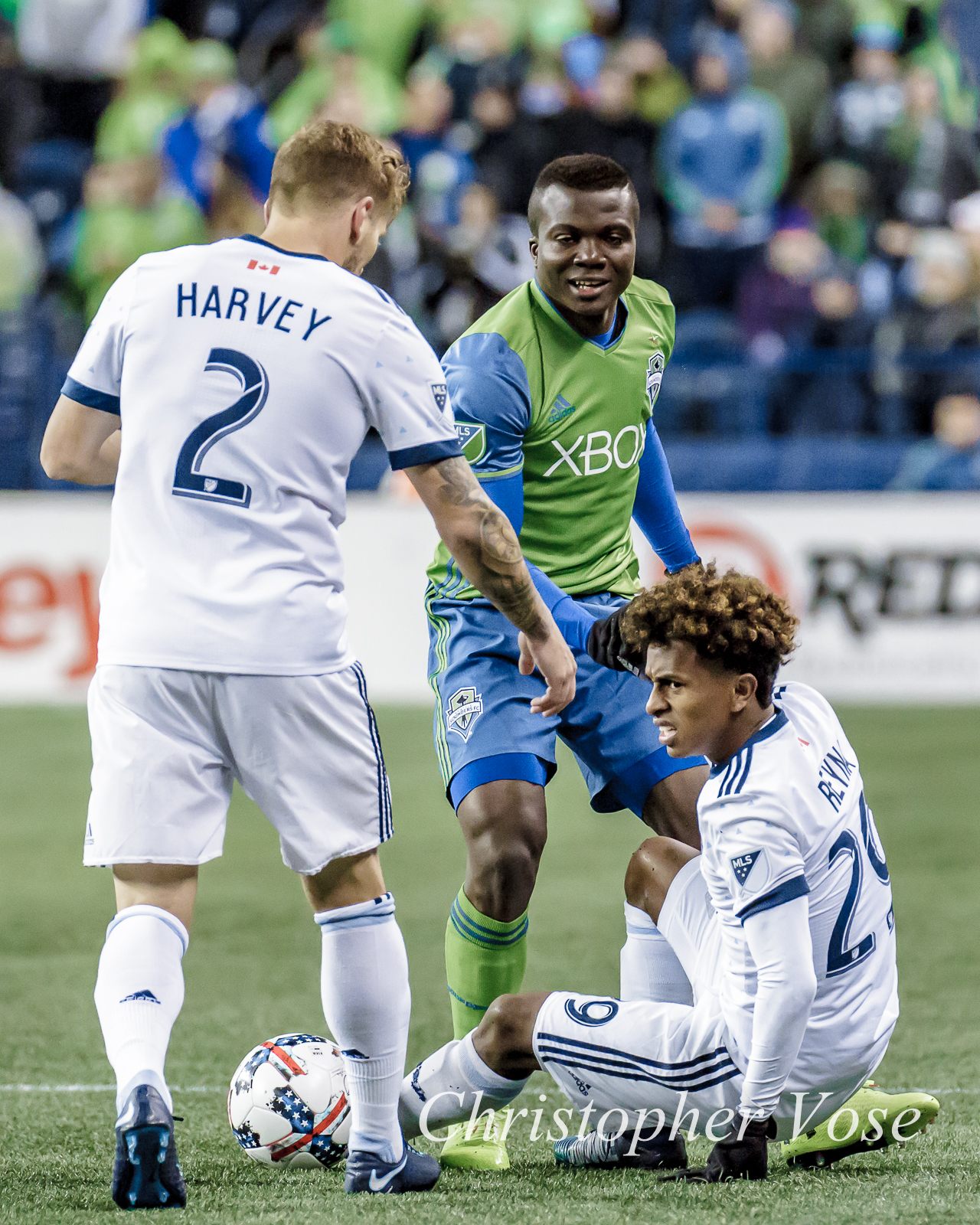 2017-11-02 Jordan Harvey, Nouhou Tolo, and Yordy Reyna.jpg