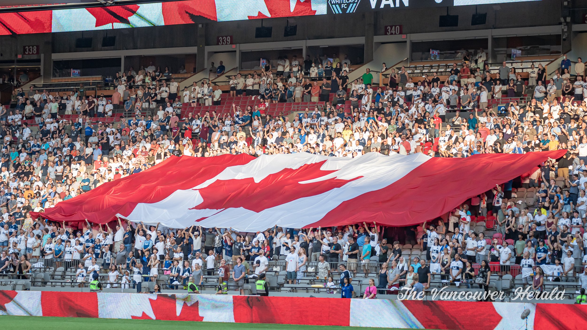 2022-07-26 Canadian Flag Tifo.jpg