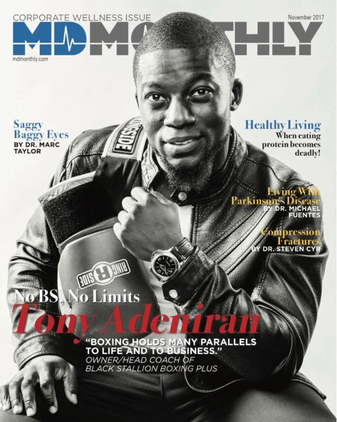 Tony Adeniran MD Monthly Cover and Editorial