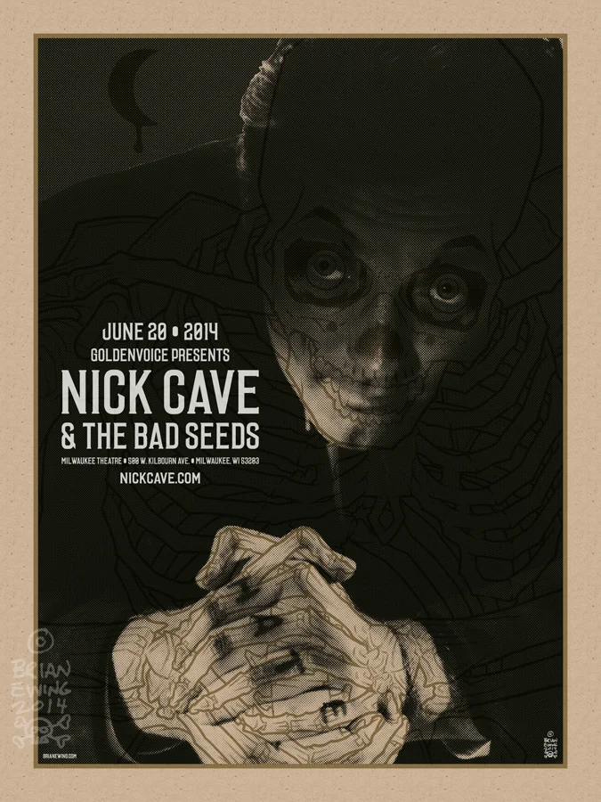 ポスター Nick NICK CAVE AND THE BAD SEEDS — BRIANEWING.COM