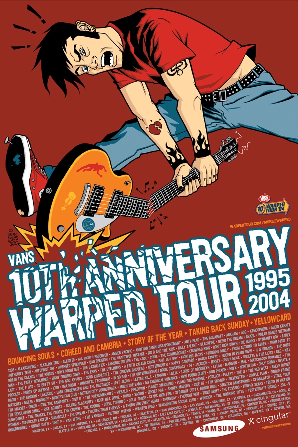 VANS WARPED TOUR 2004 — BRIANEWING.COM