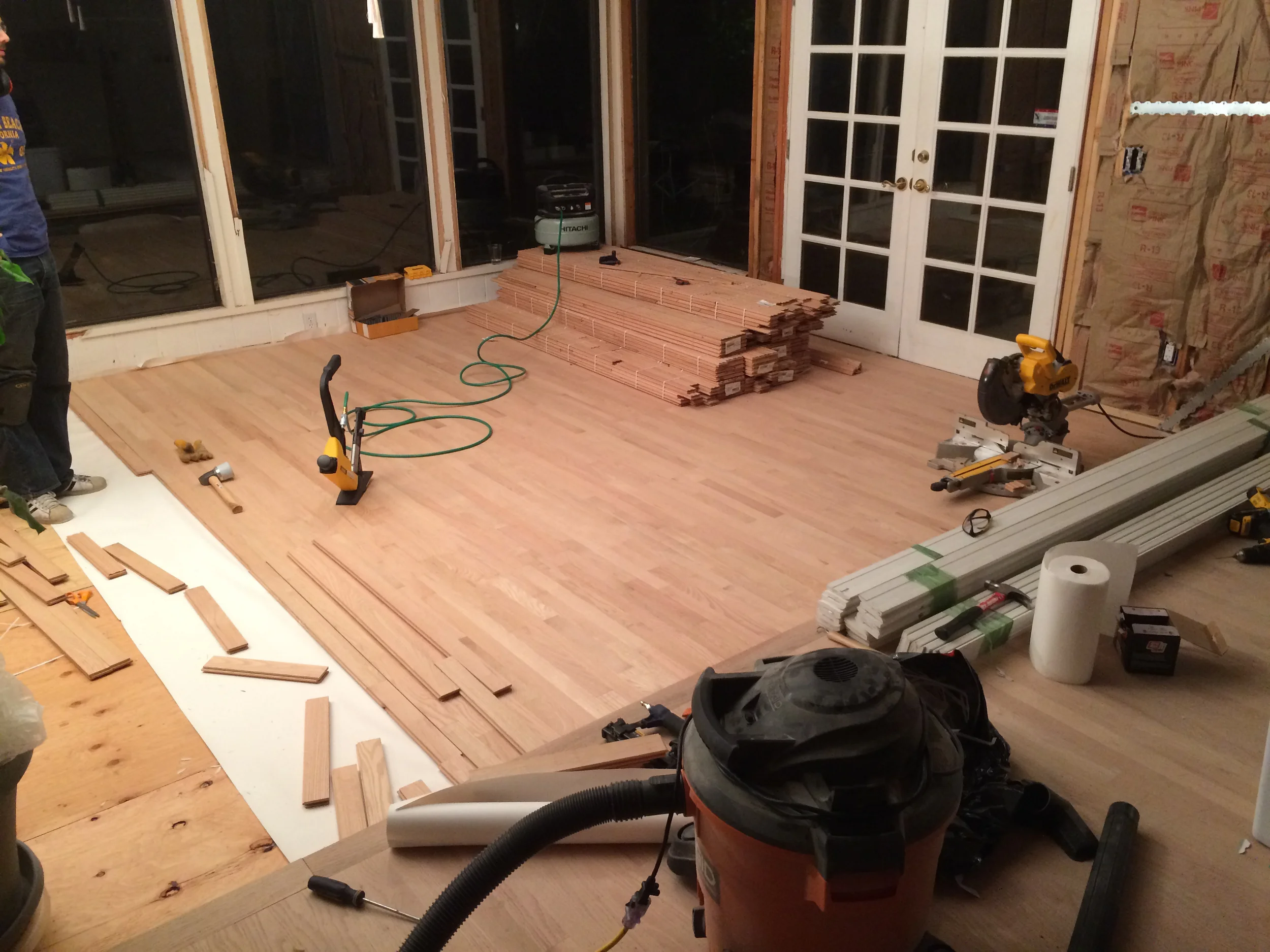 Sunroom floors. Thank you Ben!