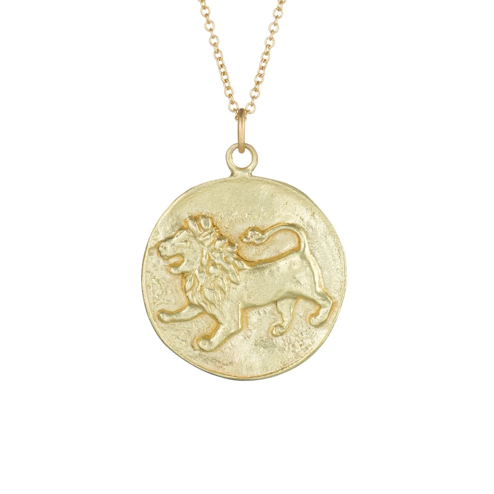 Gold Lion Amulet