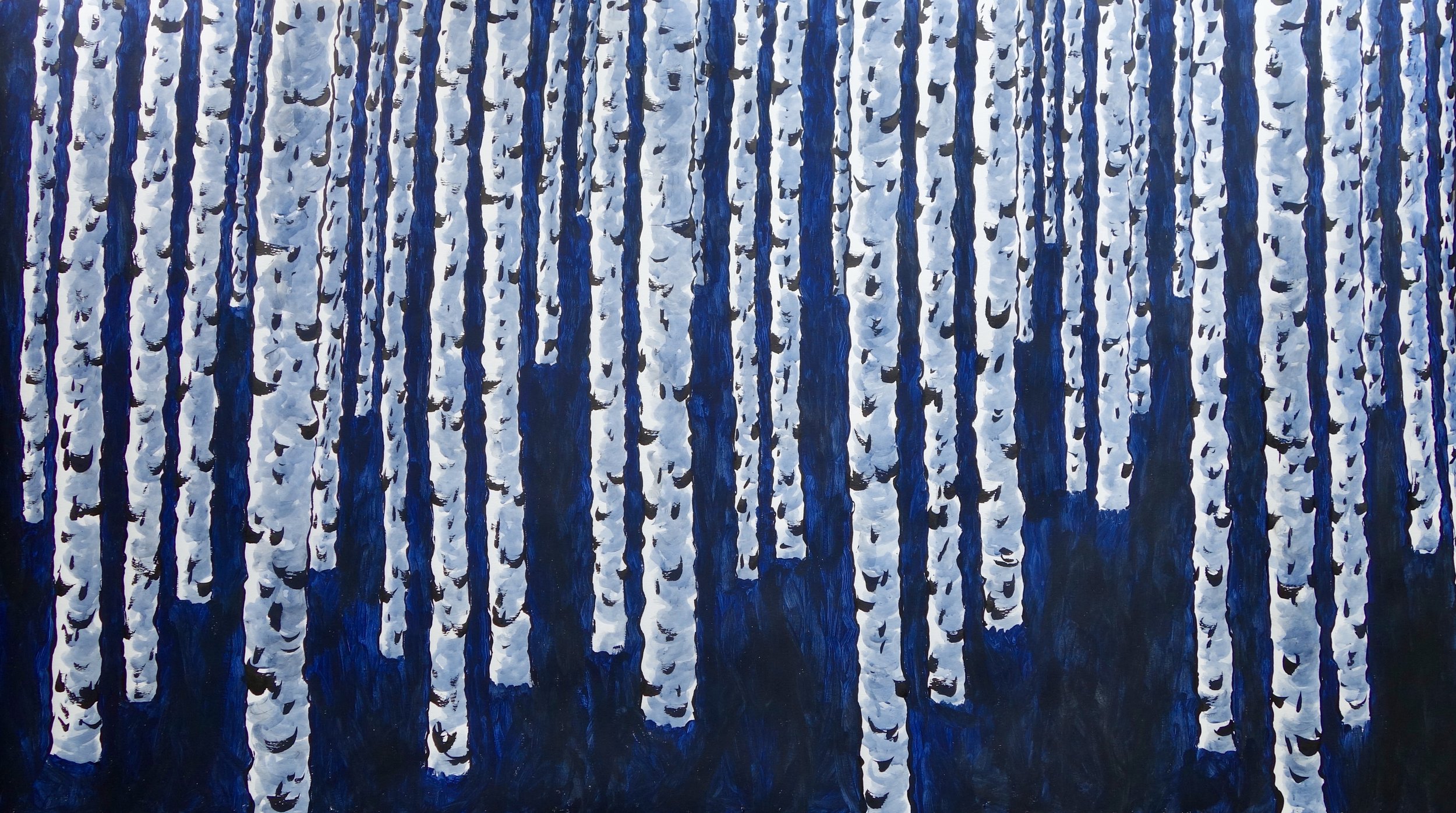 Four Seasons Birches: Winter, 2020
