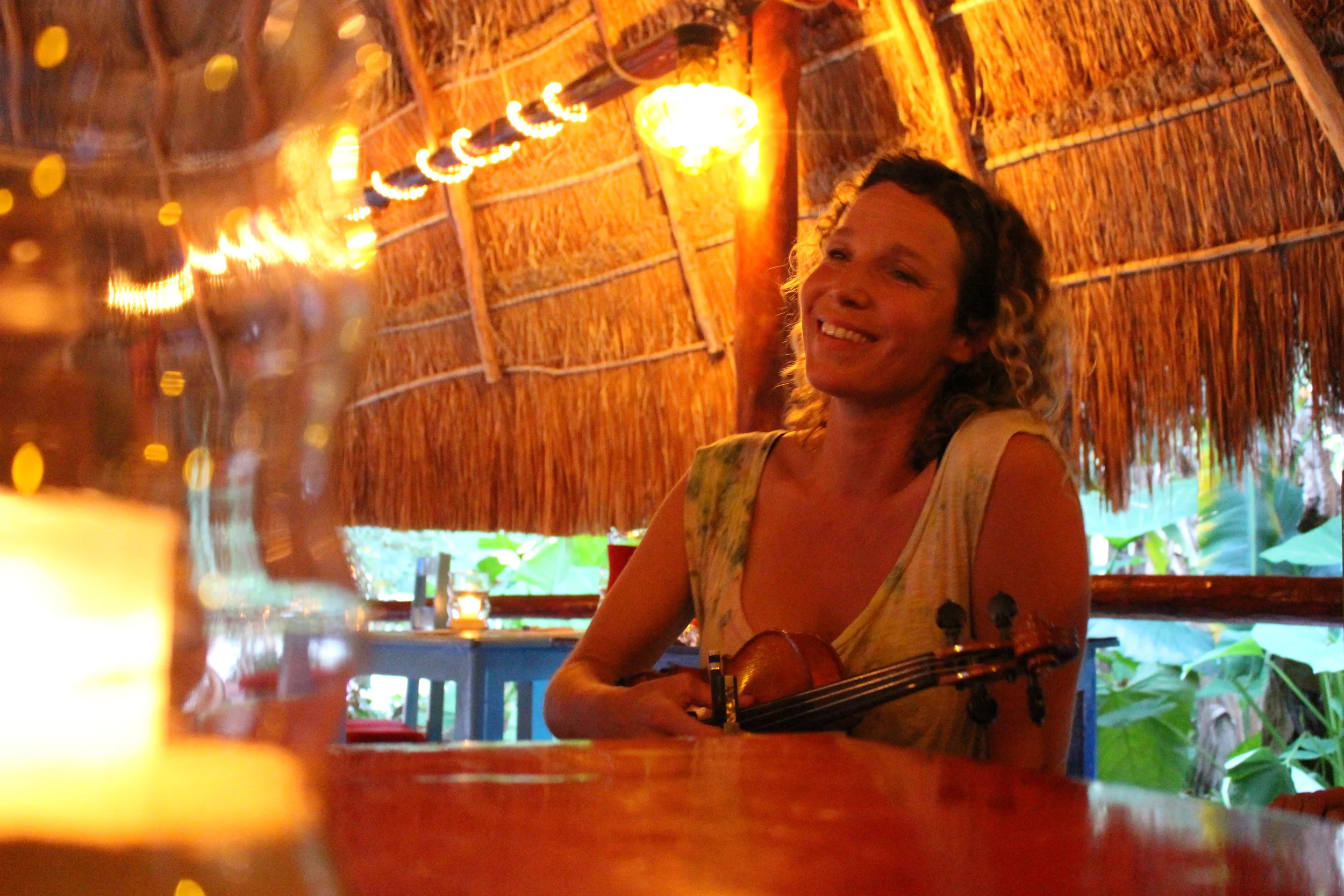 The beautiful Sarah Alden, who is heading back to New York today. She will be missed!