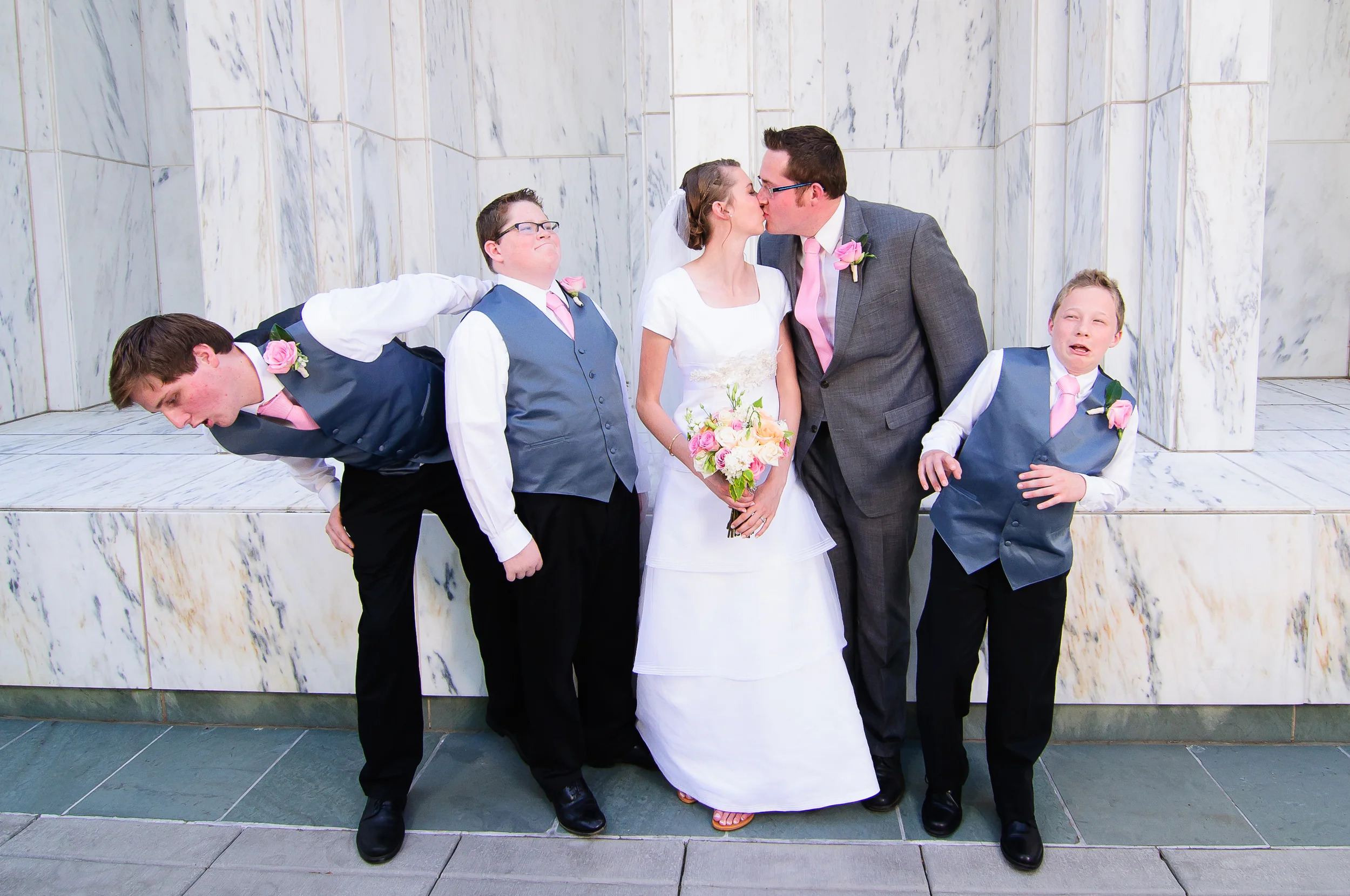 Classic brothers of the groom.