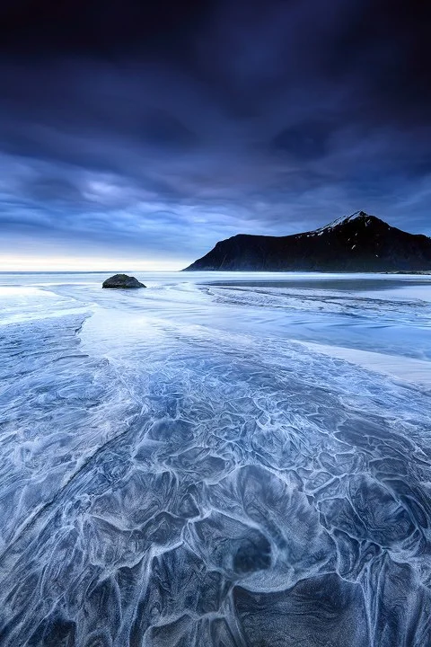 Marbled Sand in Flakstad, Sweden