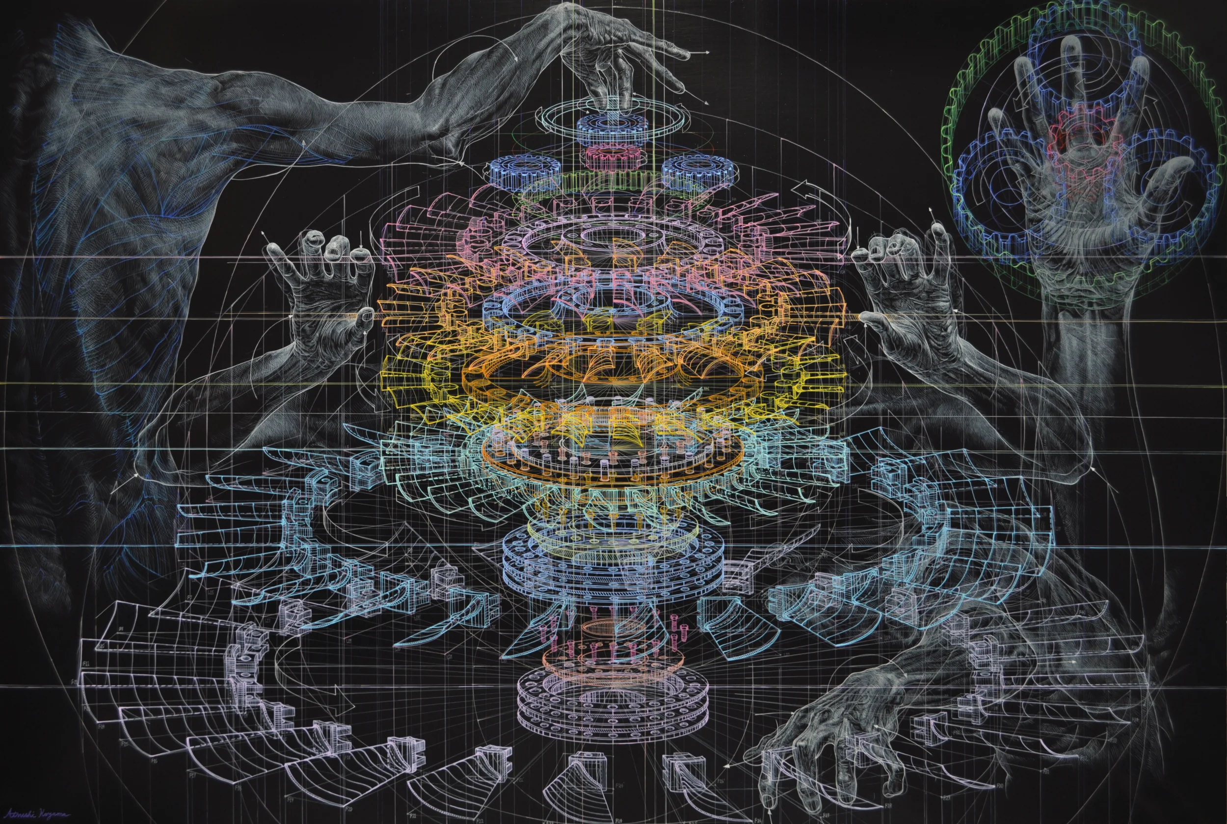 Atsushi Koyama, Undefined 9, oil on canvas, 130x194cm, 2014.jpg