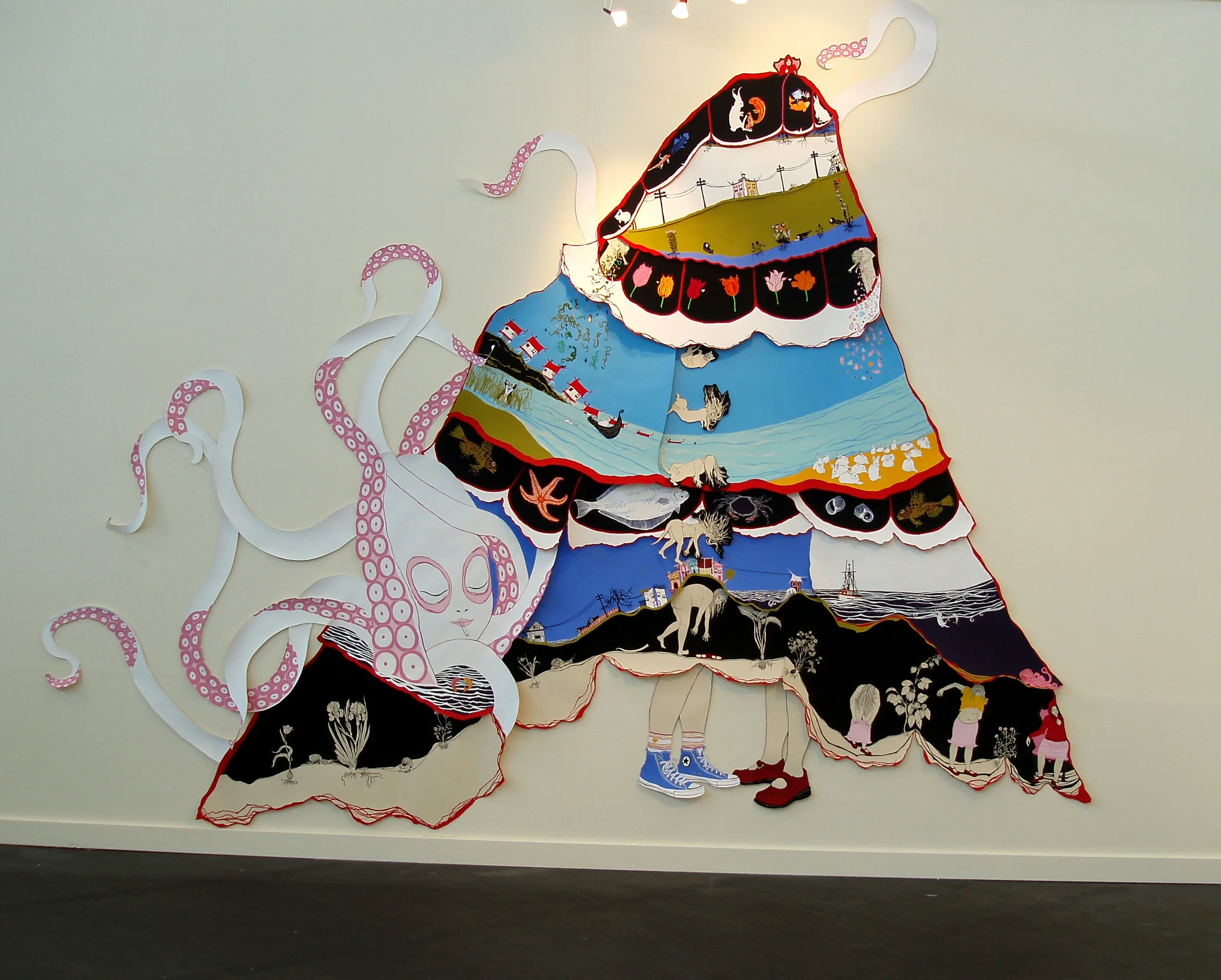 Penelope Acrylic gouache on paper 12' x 10.5' 2006 ©Alexis Amann