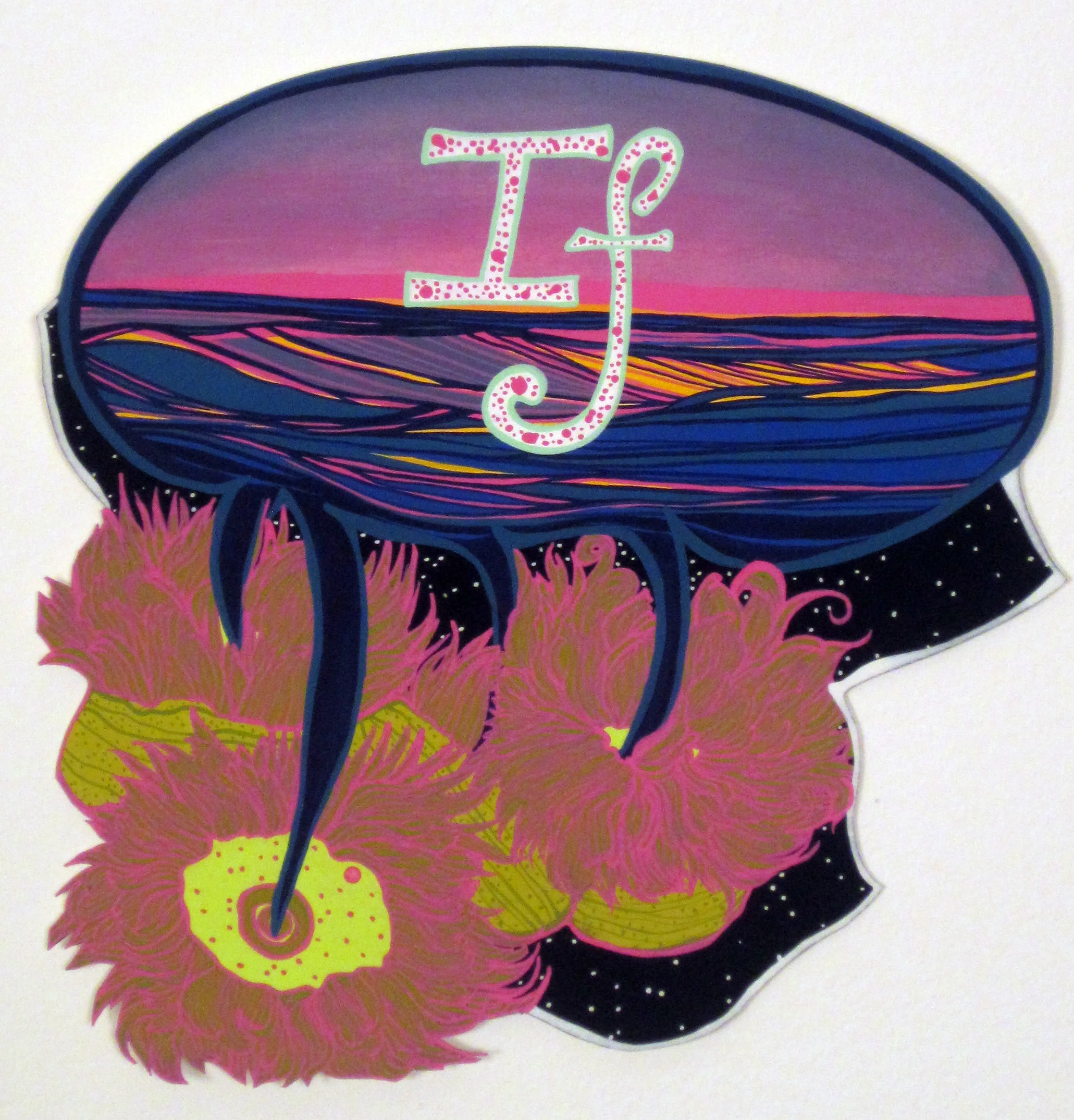 If (sea anemones love Ed Ruscha