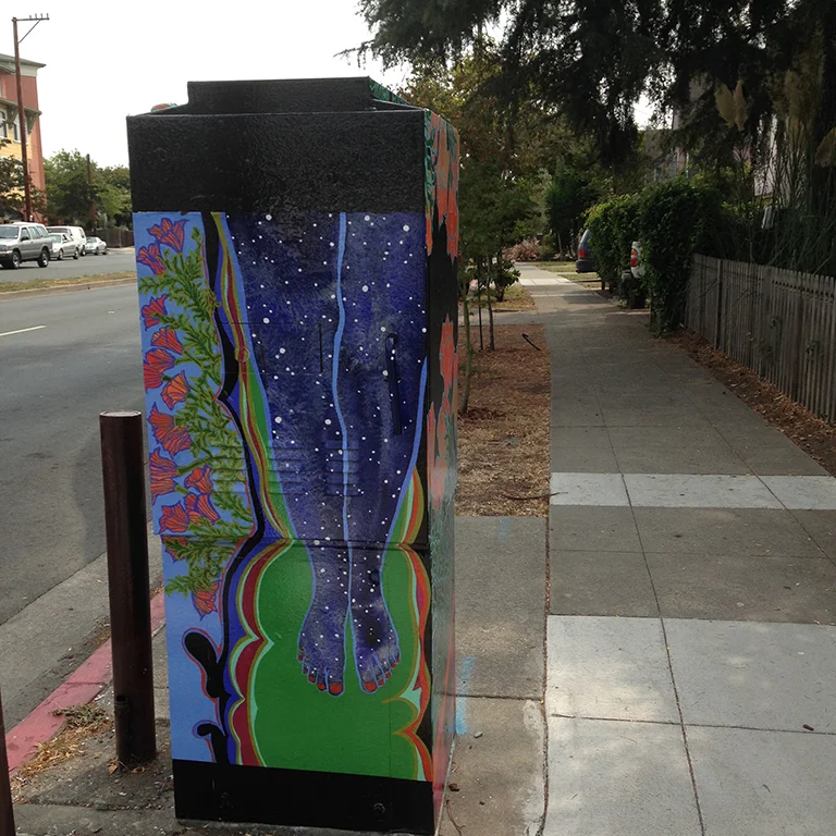 California Blues Utility Box
